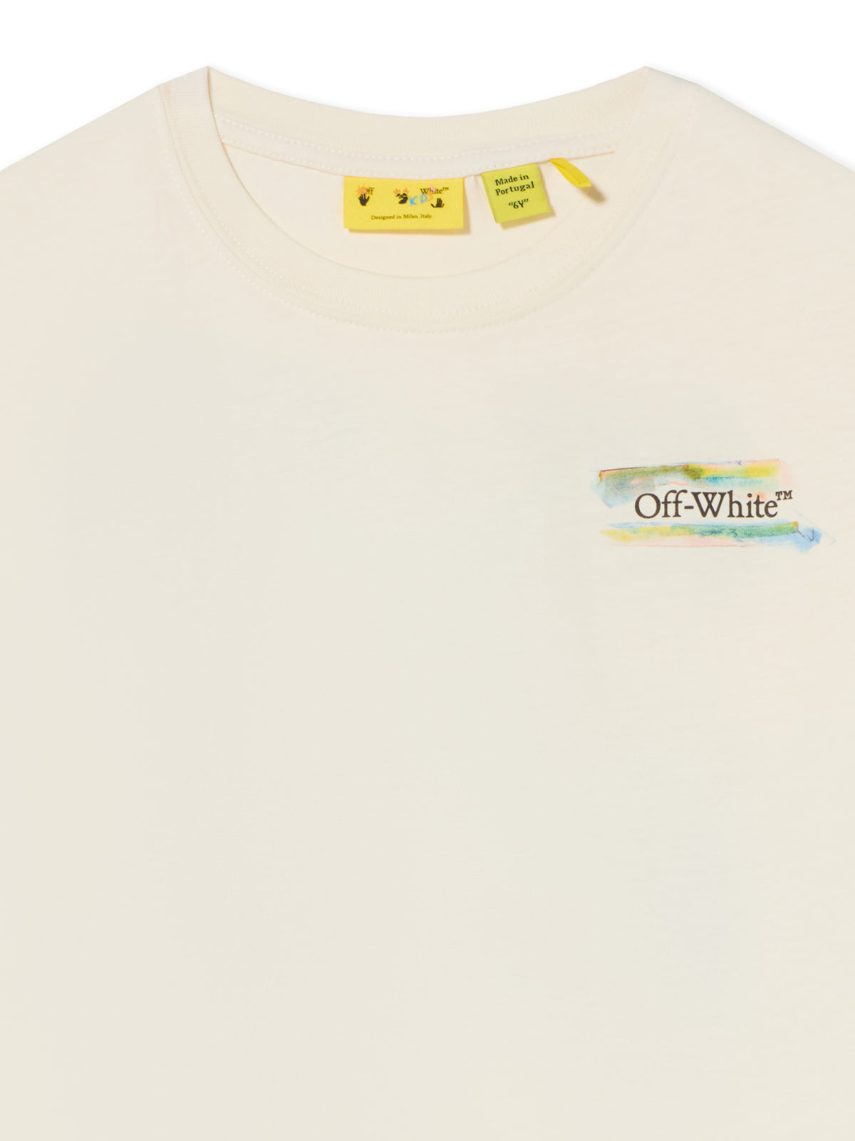 OFF WHITE Arrow Watercolor Short Sleeve T-Shirt EGRET 44BAA002F26J00A
