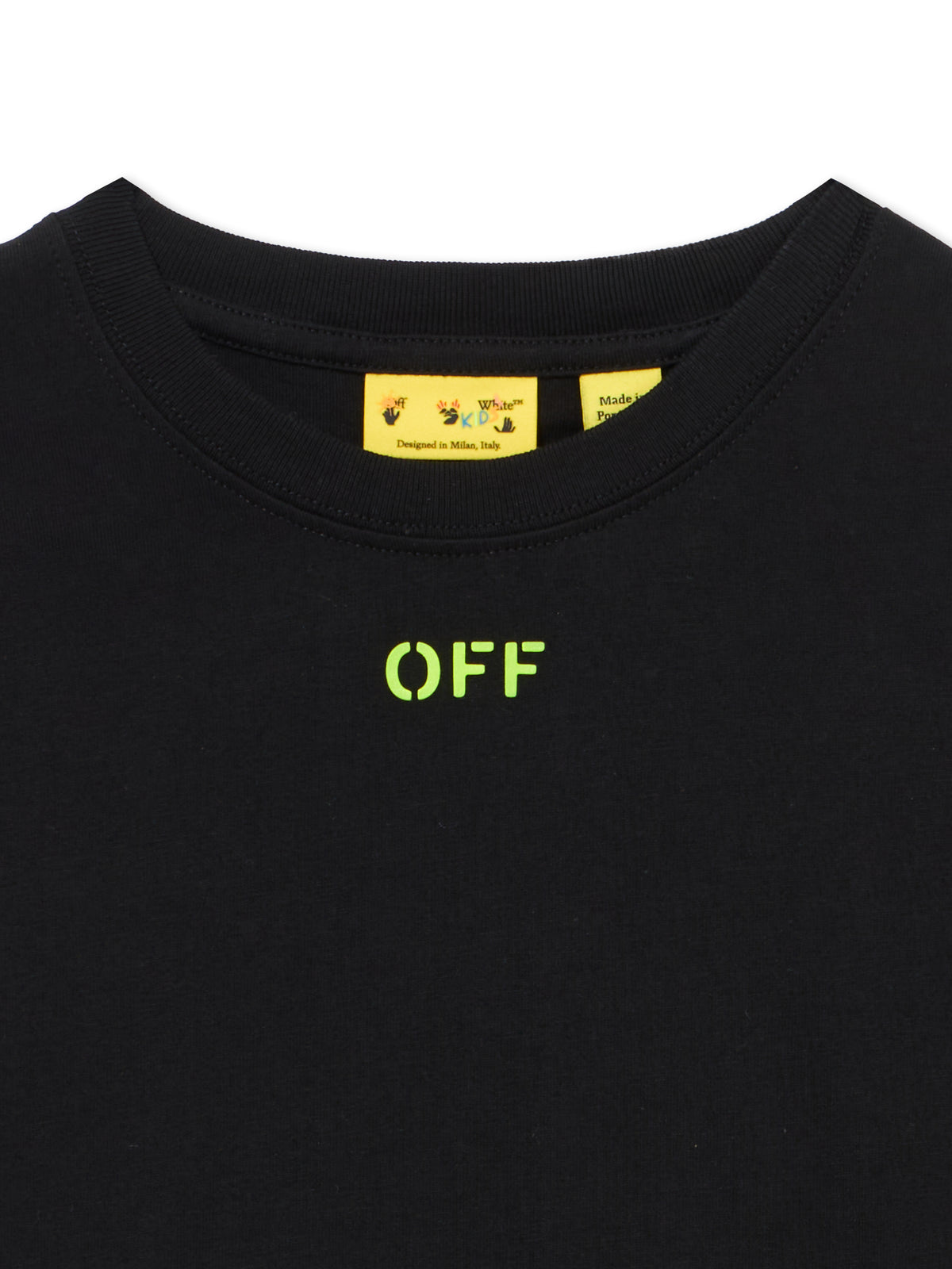 OFF WHITE Off Diagonal T-shirt BLACK 44BAA002S26J004