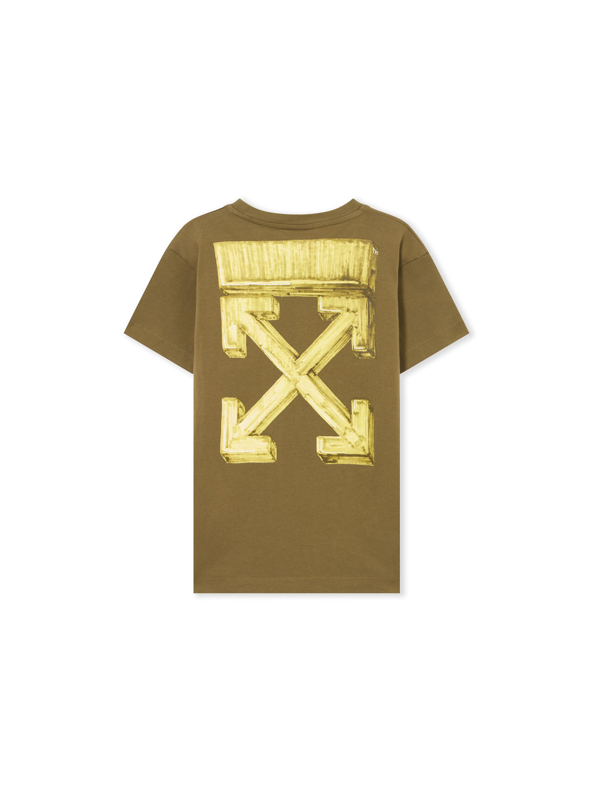 OFF WHITE Arrow Sketch T-shirt MARTINI OLIVE 44BAA002S26J005