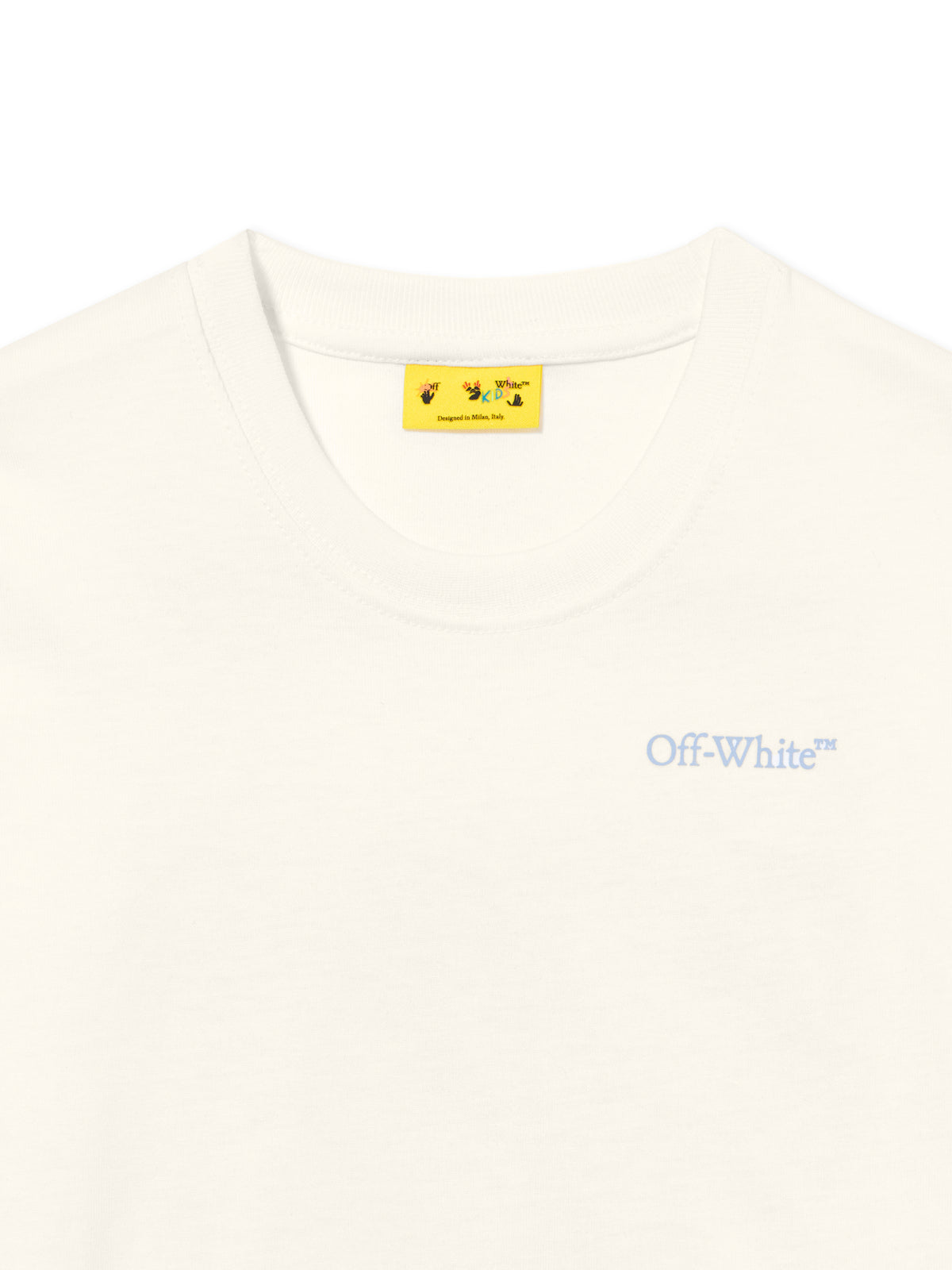 OFF WHITE Scribble Diagonal T-shirt WHITE 44BAA002S26J009