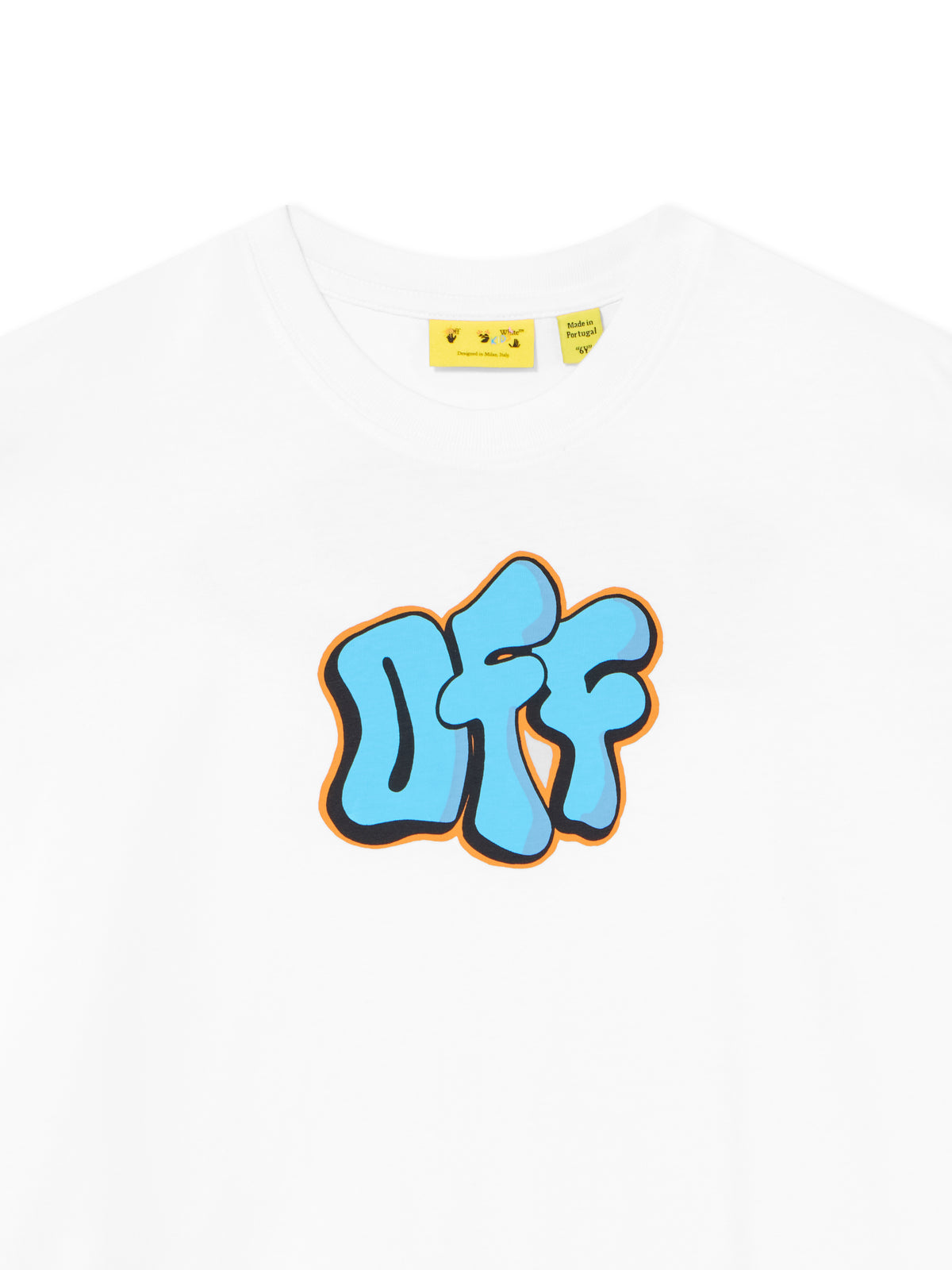 OFF WHITE Graffiti OFF Logo T-Shirt WHITE 44BAA019F26J005