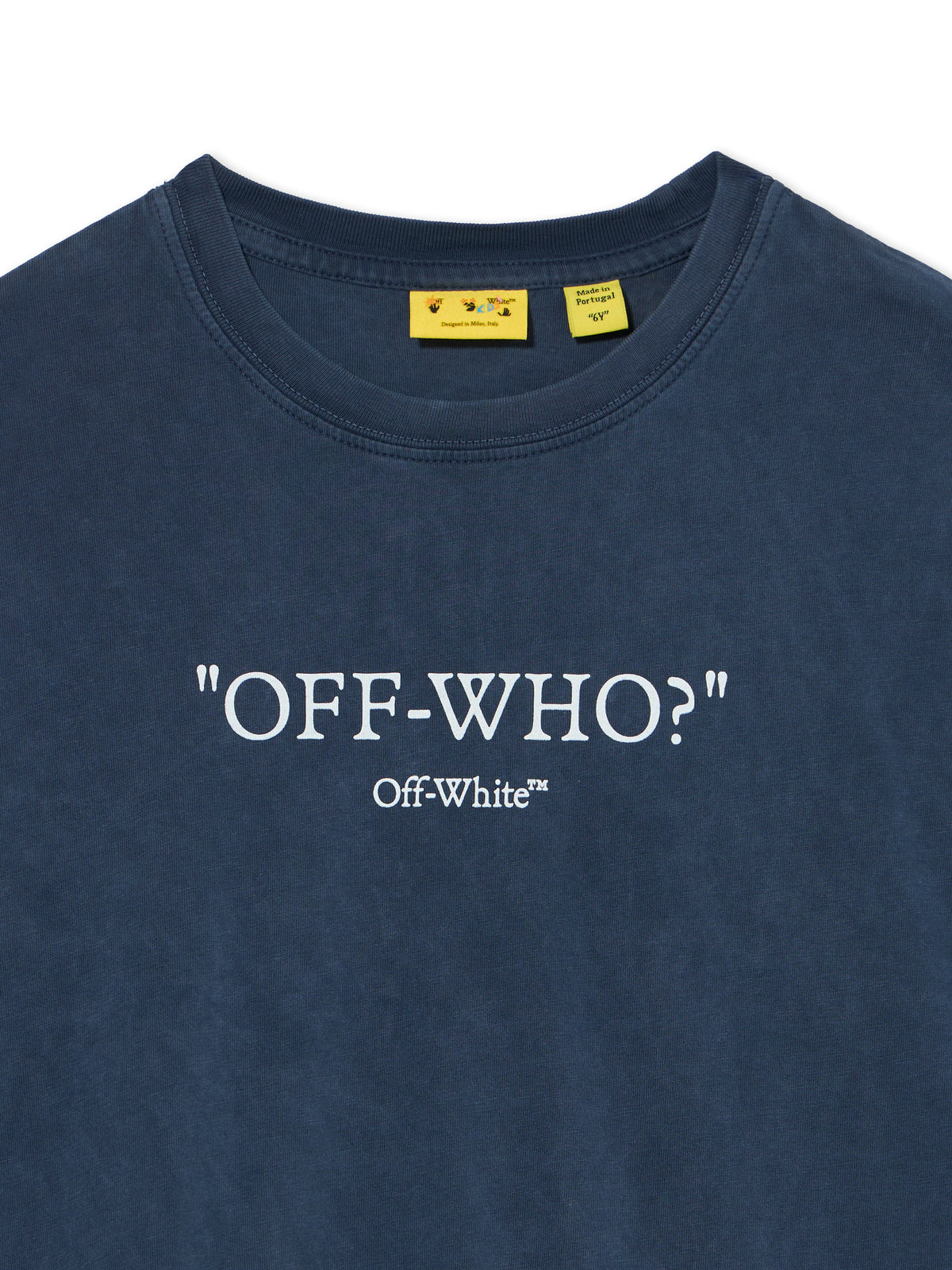 OFF WHITE Multilogo Oversized T-Shirt BLUE NIGHTS 44BAA019F26J007