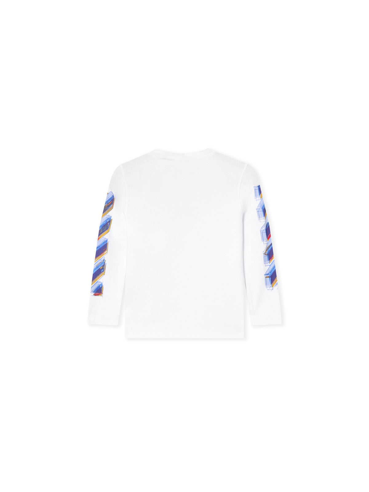 OFF WHITE Art Quote Long Sleeve T-Shirt WHITE 44BAB001F26J001