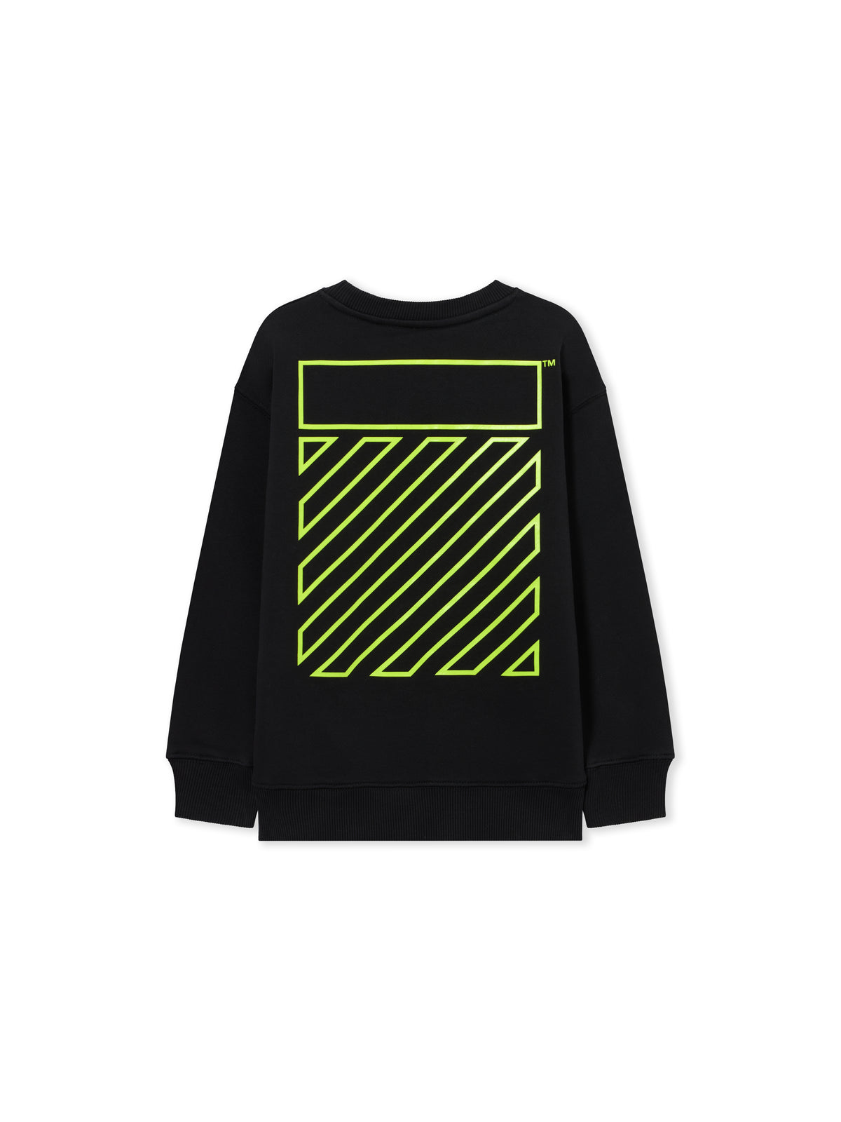 OFF WHITE Off Diagonal Crewneck BLACK 44BBA001S26F003