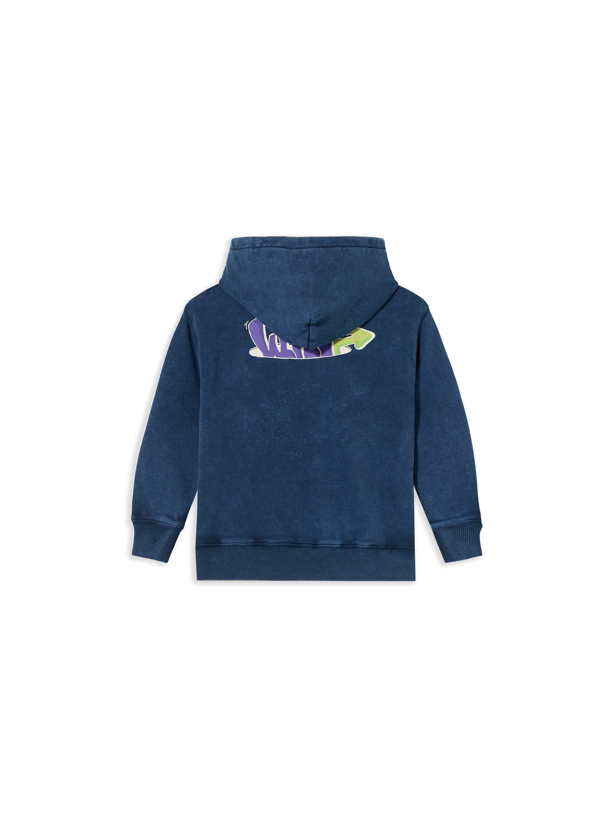 OFF WHITE Graffiti Hoodie BLUE NIGHTS 44BBB001F26F008
