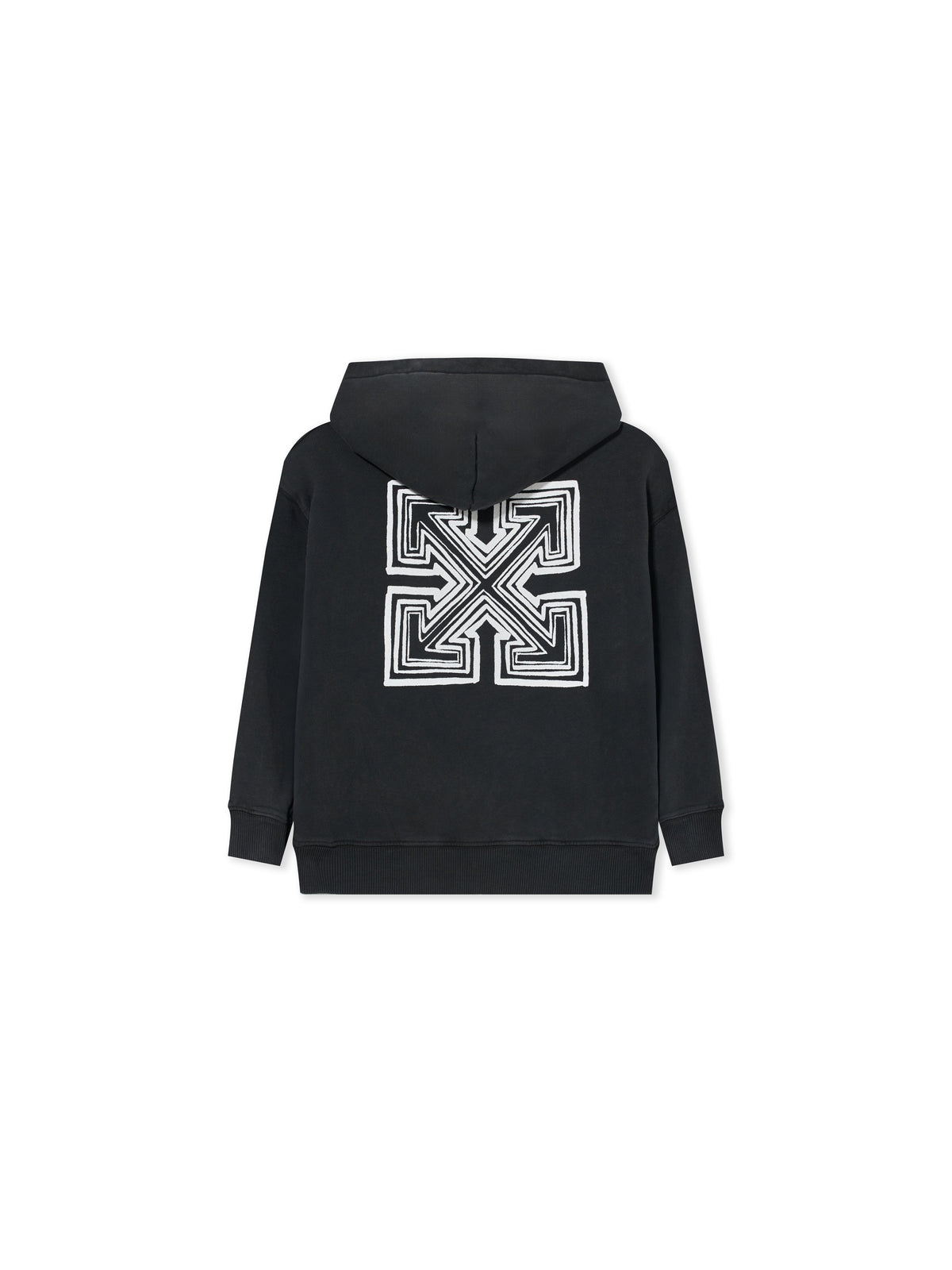 Arrow Monogram Zip-Up Hoodie