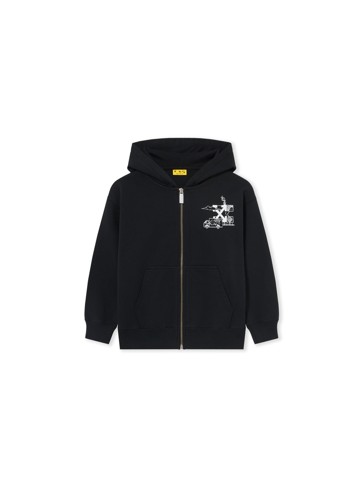 Graffiti Zip-Up Hoodie