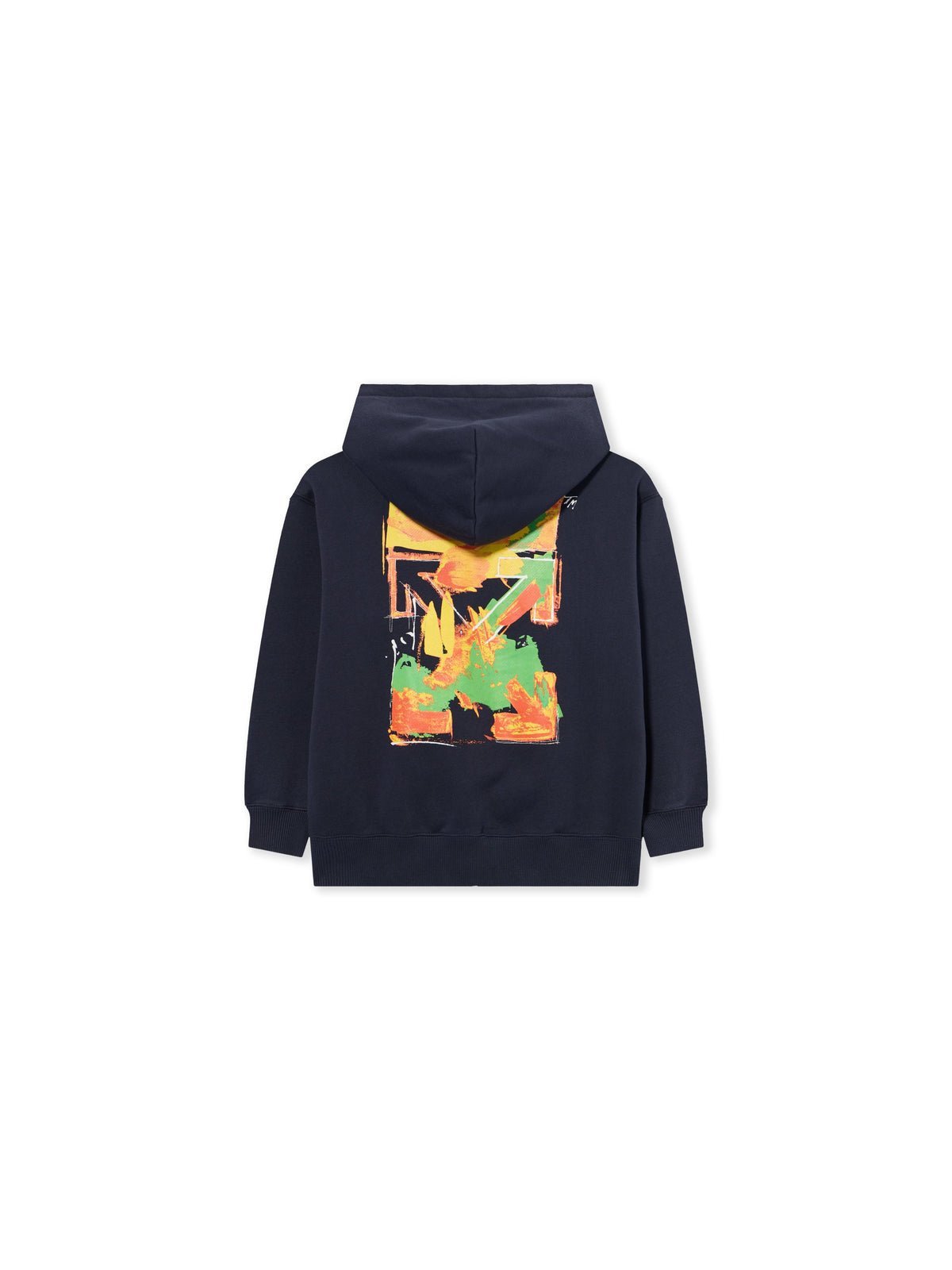 Arrow Acrylic Zip-Up Hoodie