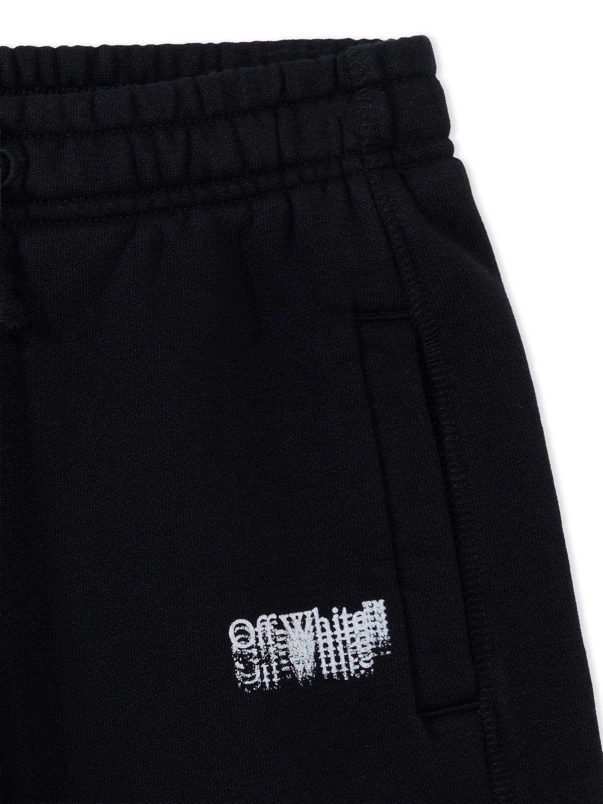 OFF WHITE Big Bookish Stamp Sweatshorts BLACK 44BCI001F26F002