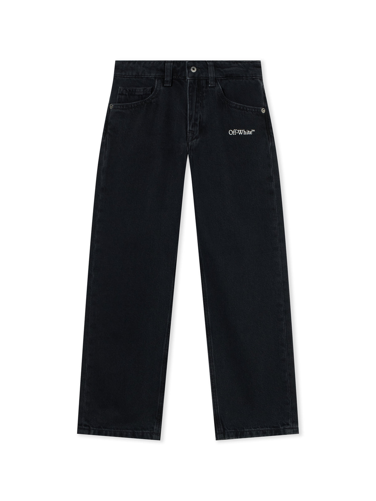 Diagonal Marker Denim Pants