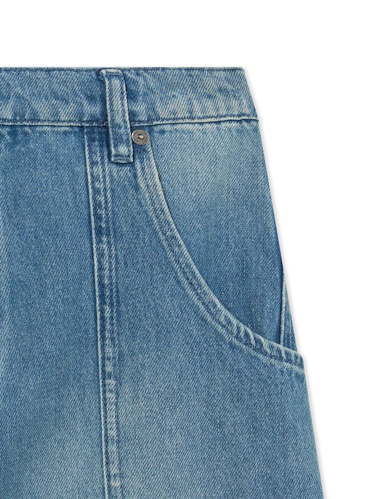 OFF WHITE Arrow Label Denim Cargo Pant SAND BLUE 44BYB003F26D001