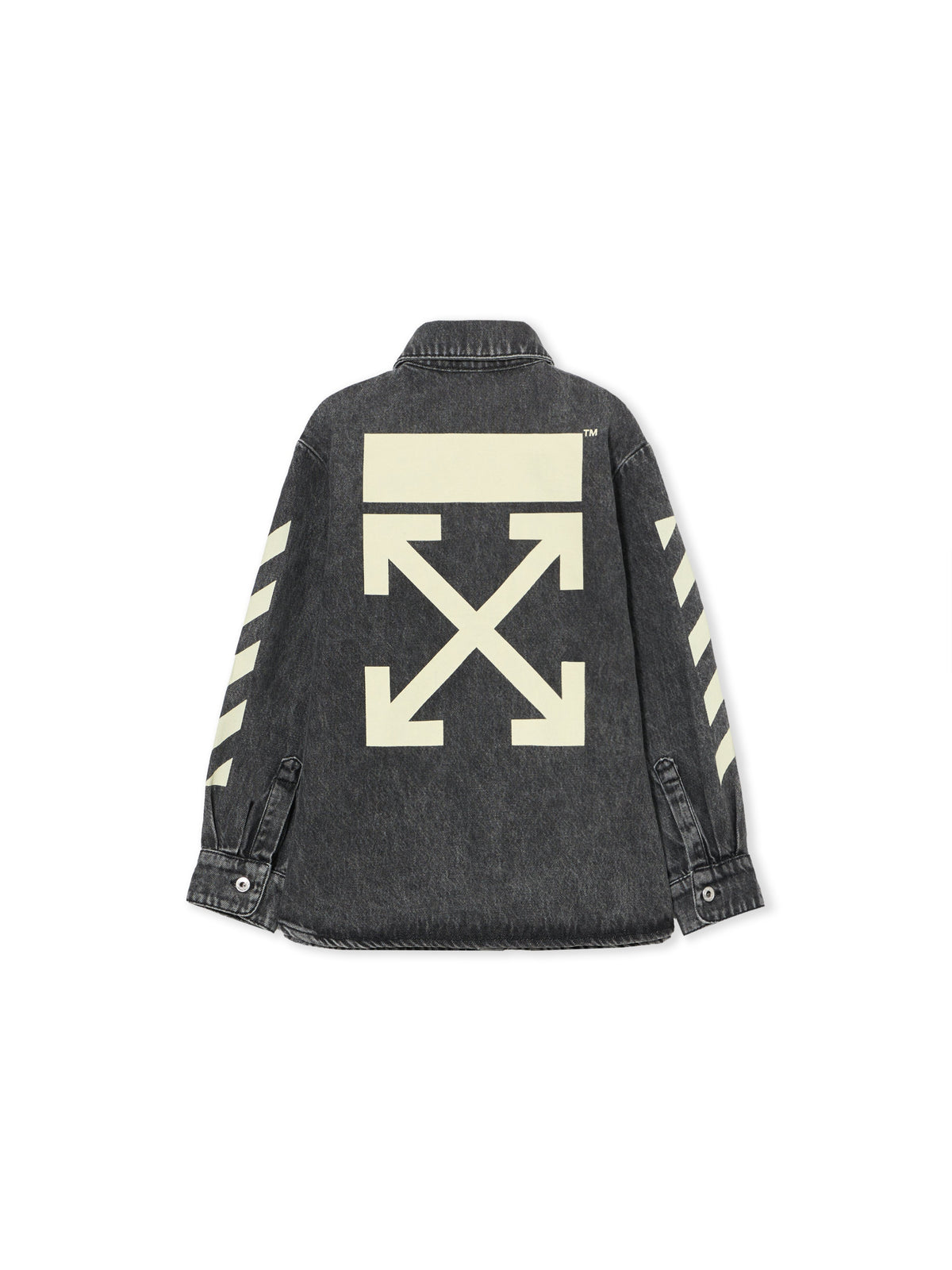 OFF WHITE Classic Arrow Tab Shirt MEDIUM GREY 44BYD001S26D001
