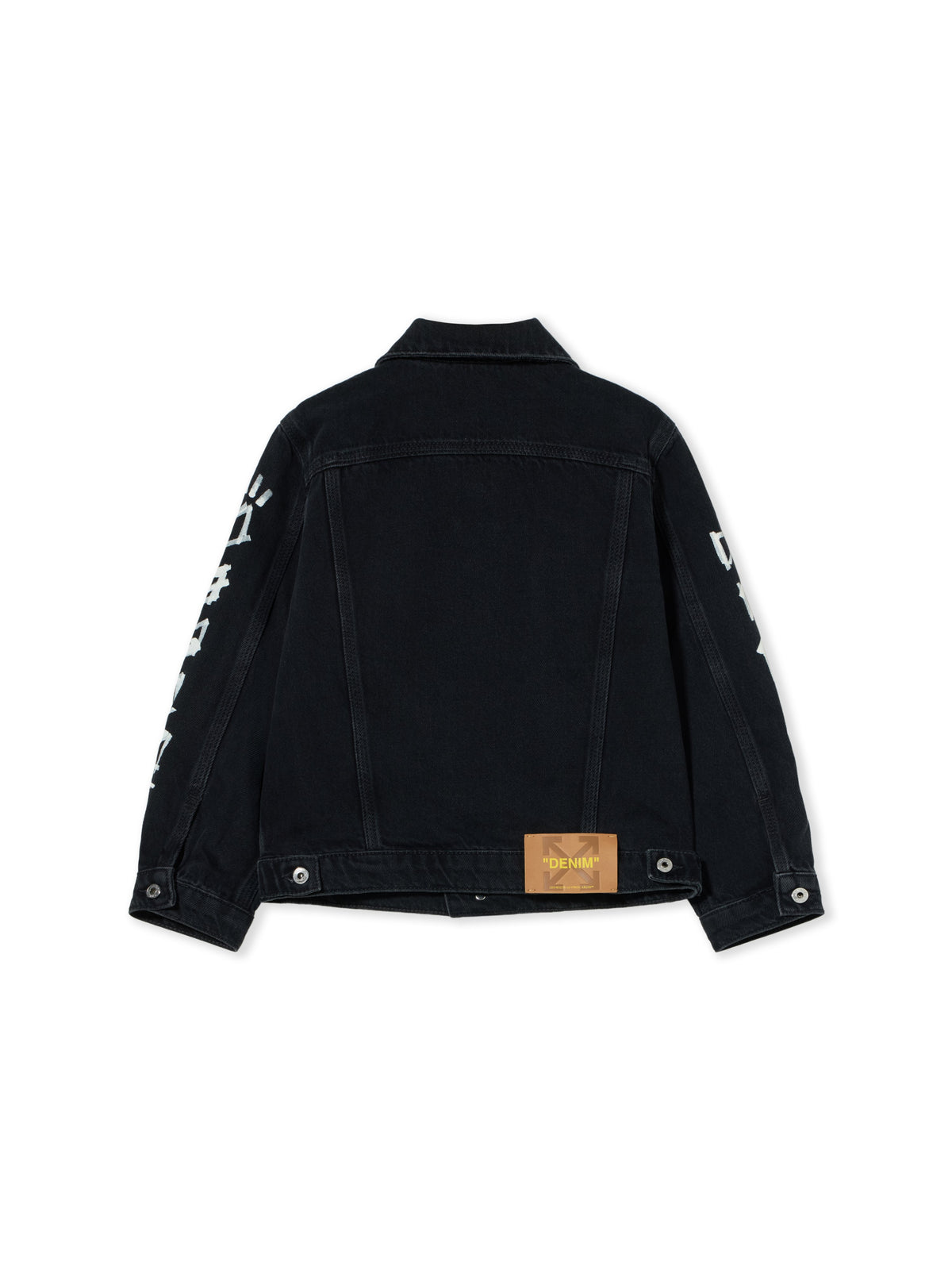 Diagonal Marker Denim Jacket