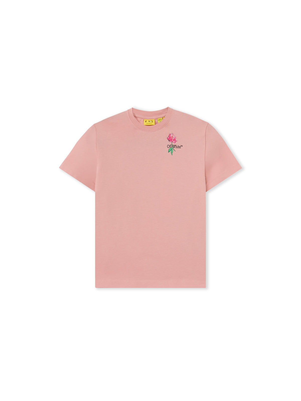 OFF WHITE Arrow Flower T-Shirt BLUSH 44GAA001F26J005