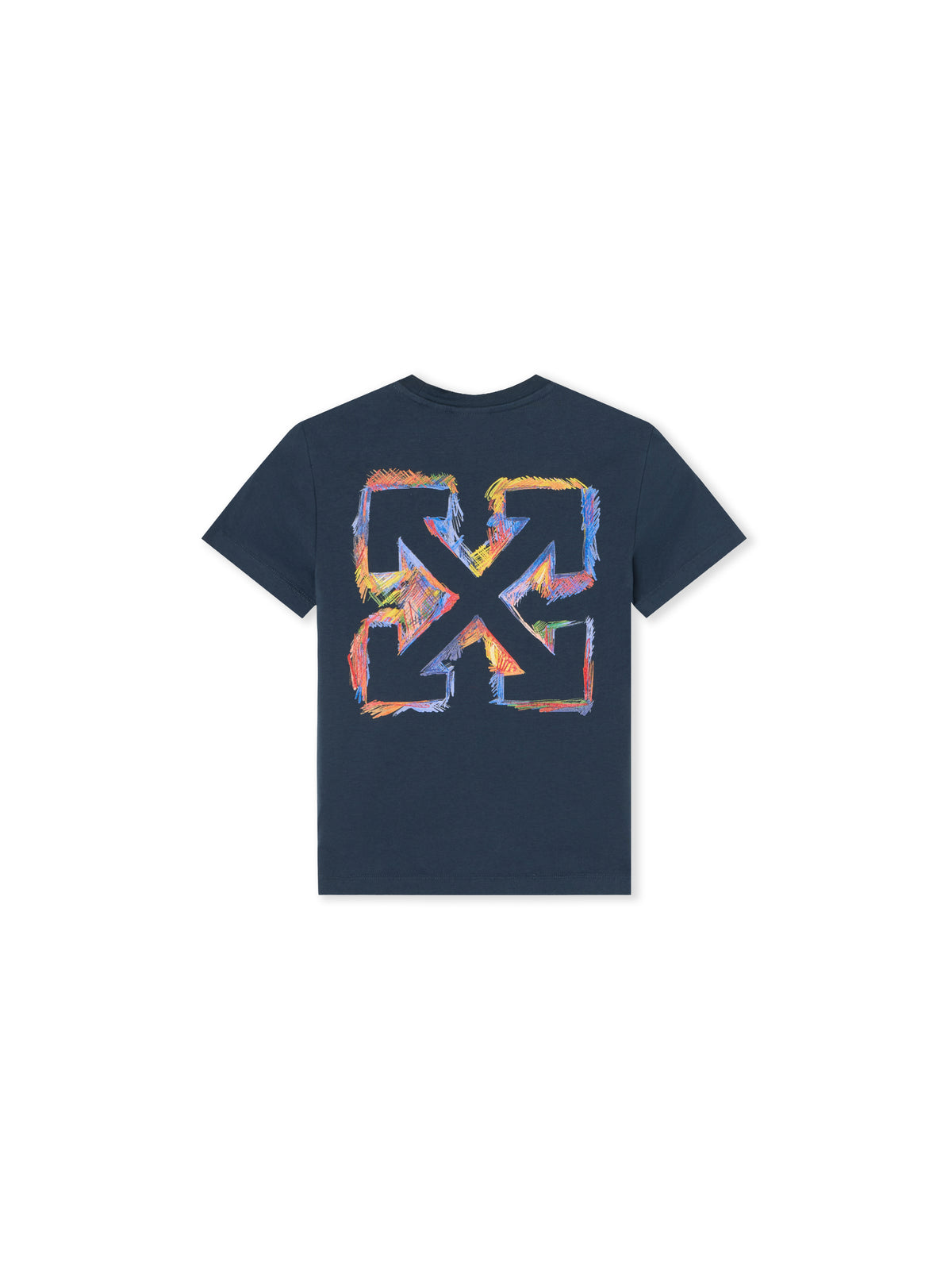 OFF WHITE Arrow Pencil T-Shirt BLUE NIGHTS 44GAA001F26J007