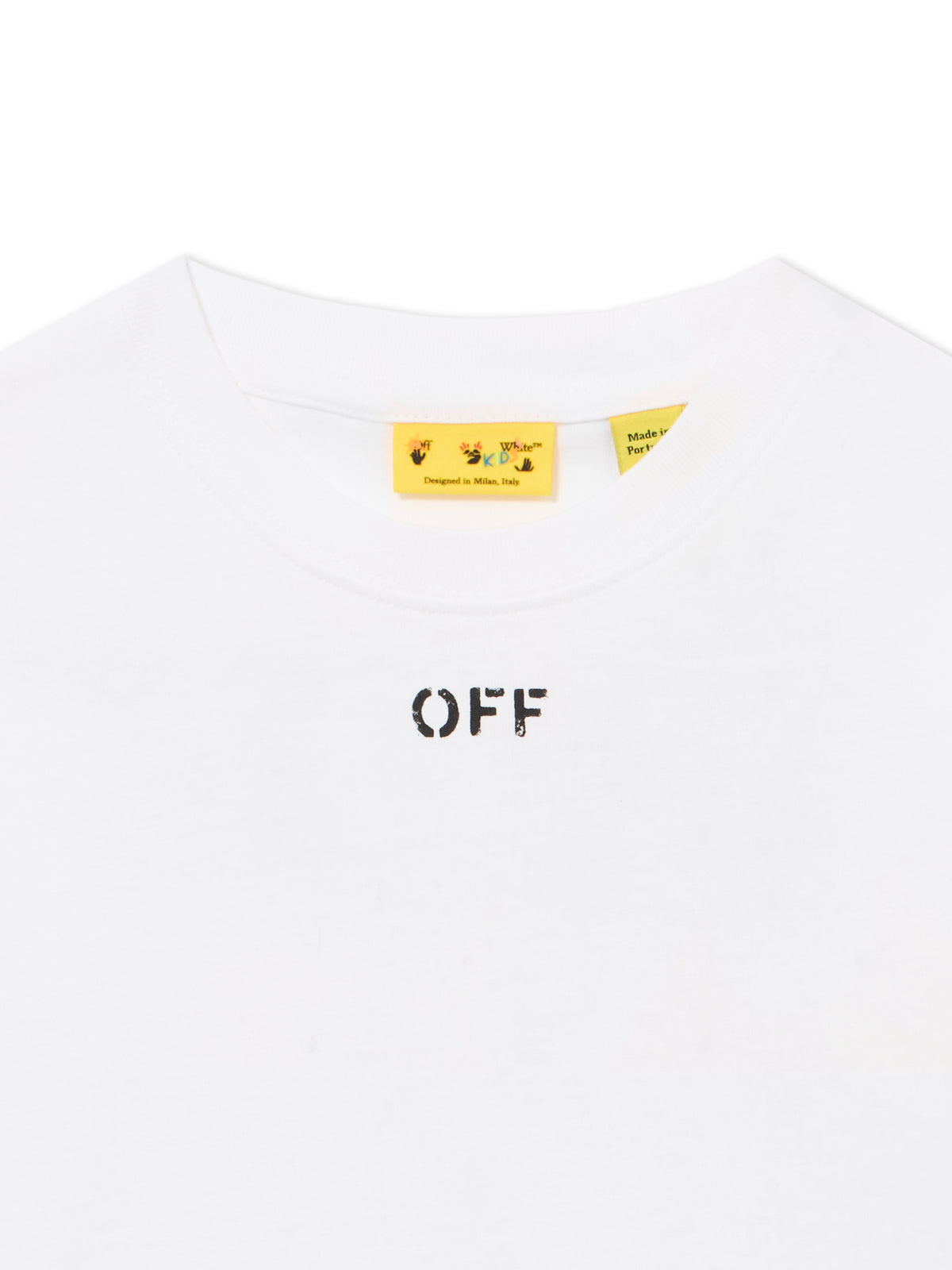 OFF WHITE Diagonal Watercolor T-shirt WHITE 44GAA001S26J003