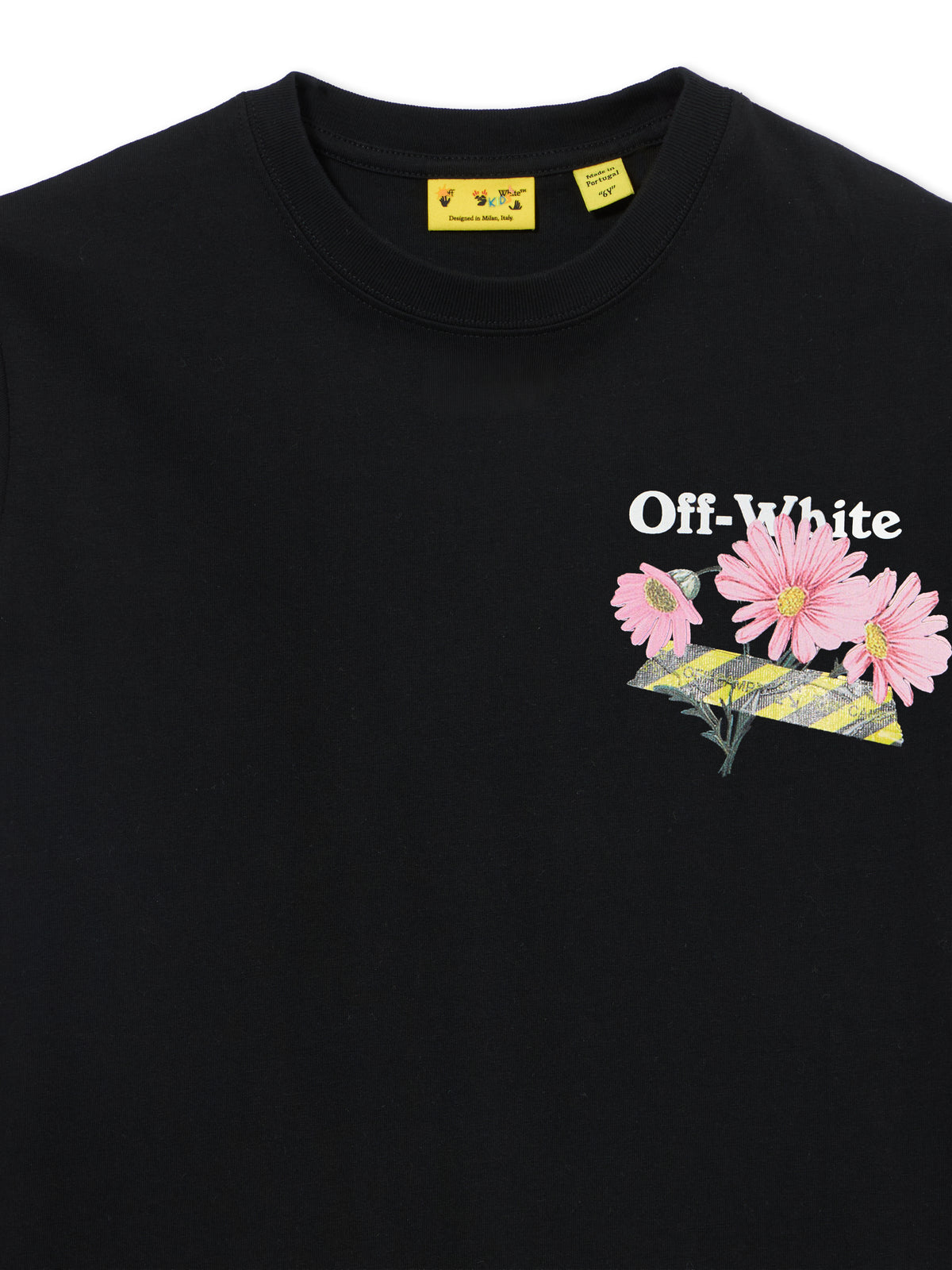 OFF WHITE Daisy Tape T-shirt BLACK 44GAA001S26J004