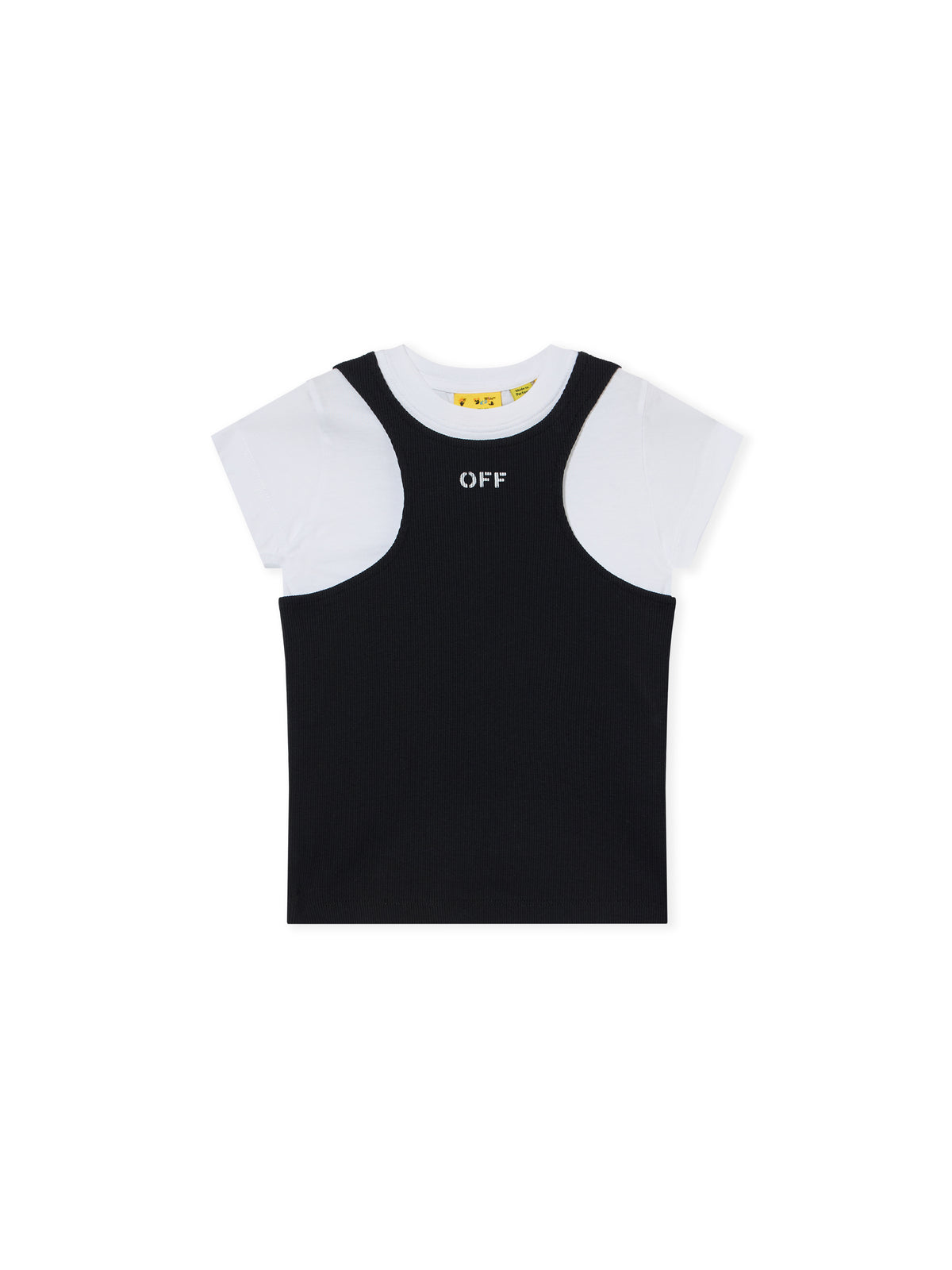 Off Stamp Double Layer Rib Top