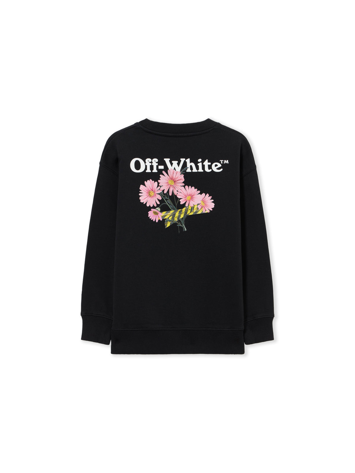 OFF WHITE Daisy Tape Sweatshirt BLACK 44GBA001S26F003