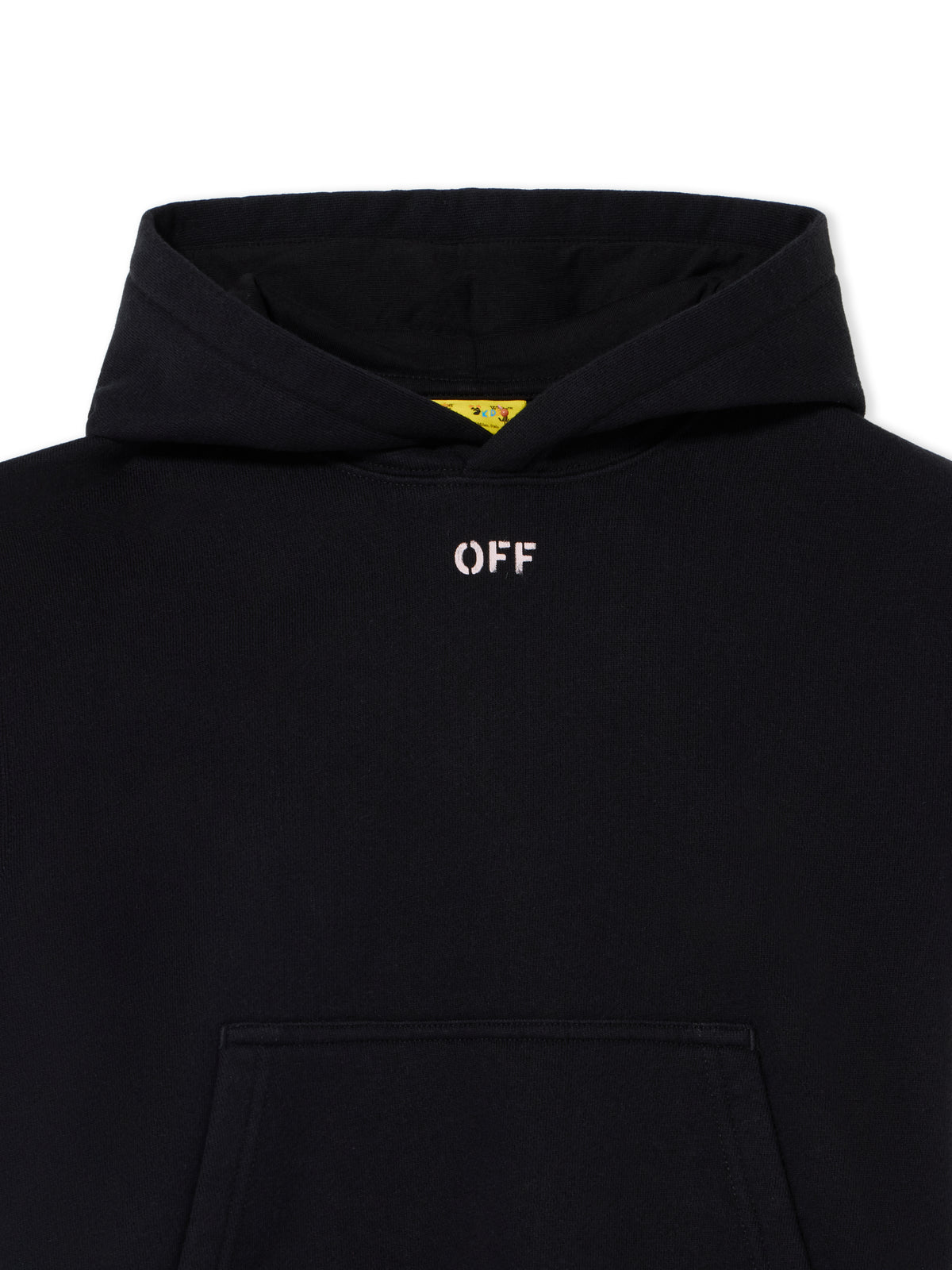 OFF WHITE Arrow Acrylic Hoodie BLACK 44GBB002F26F007