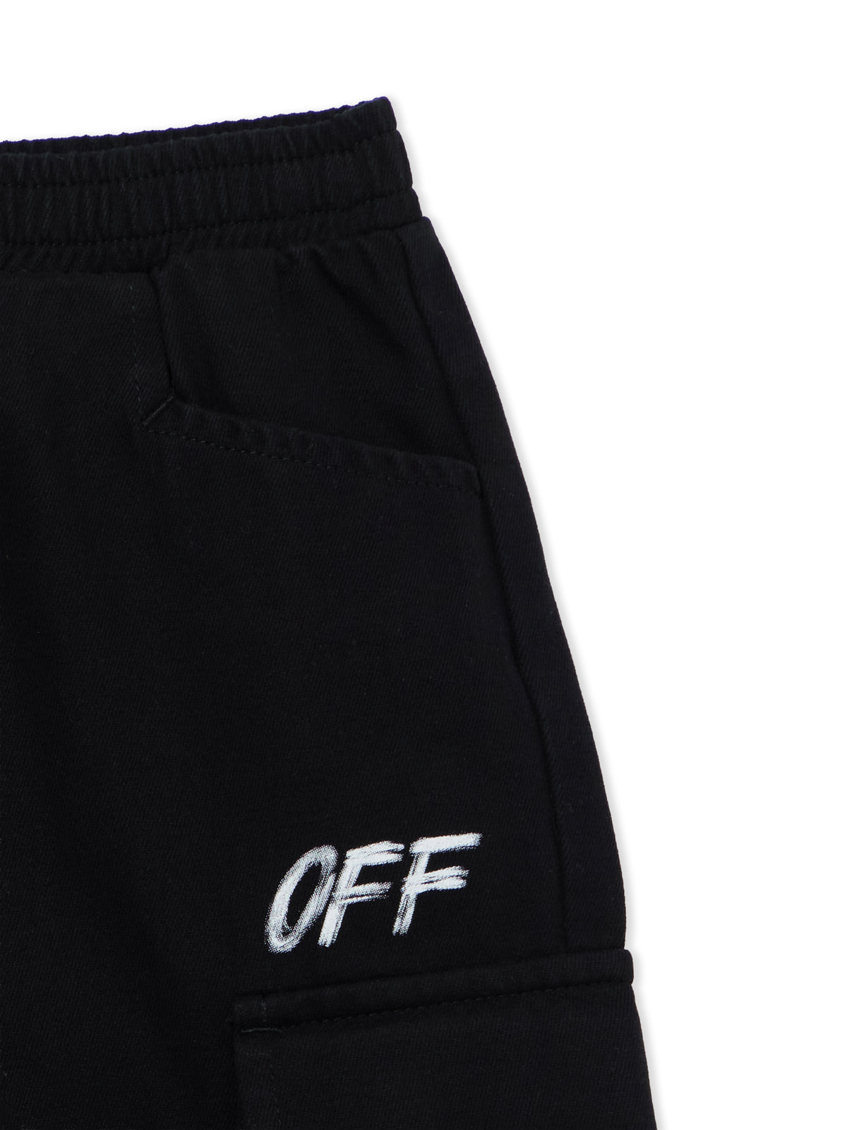 OFF WHITE Off Stamp Plain Rib Pant BLACK 44GCD008F26J002