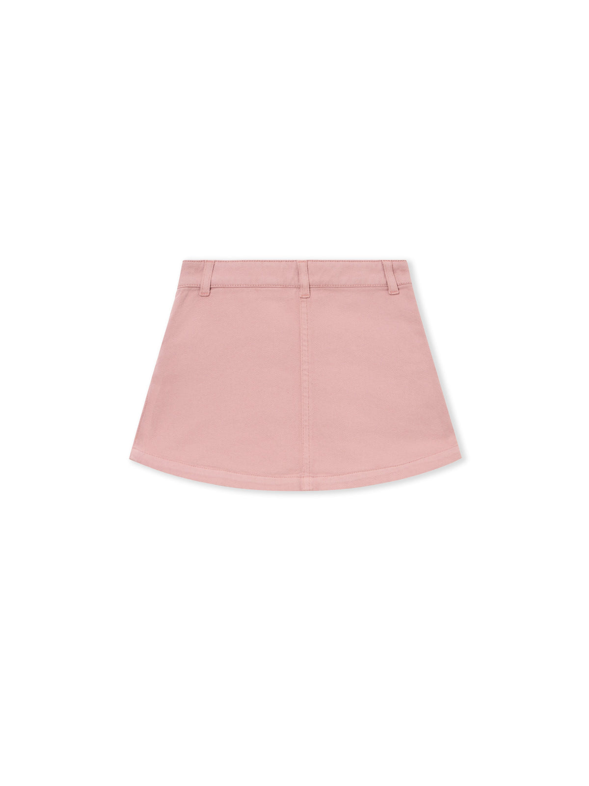 Satin Patch Cargo Skirt