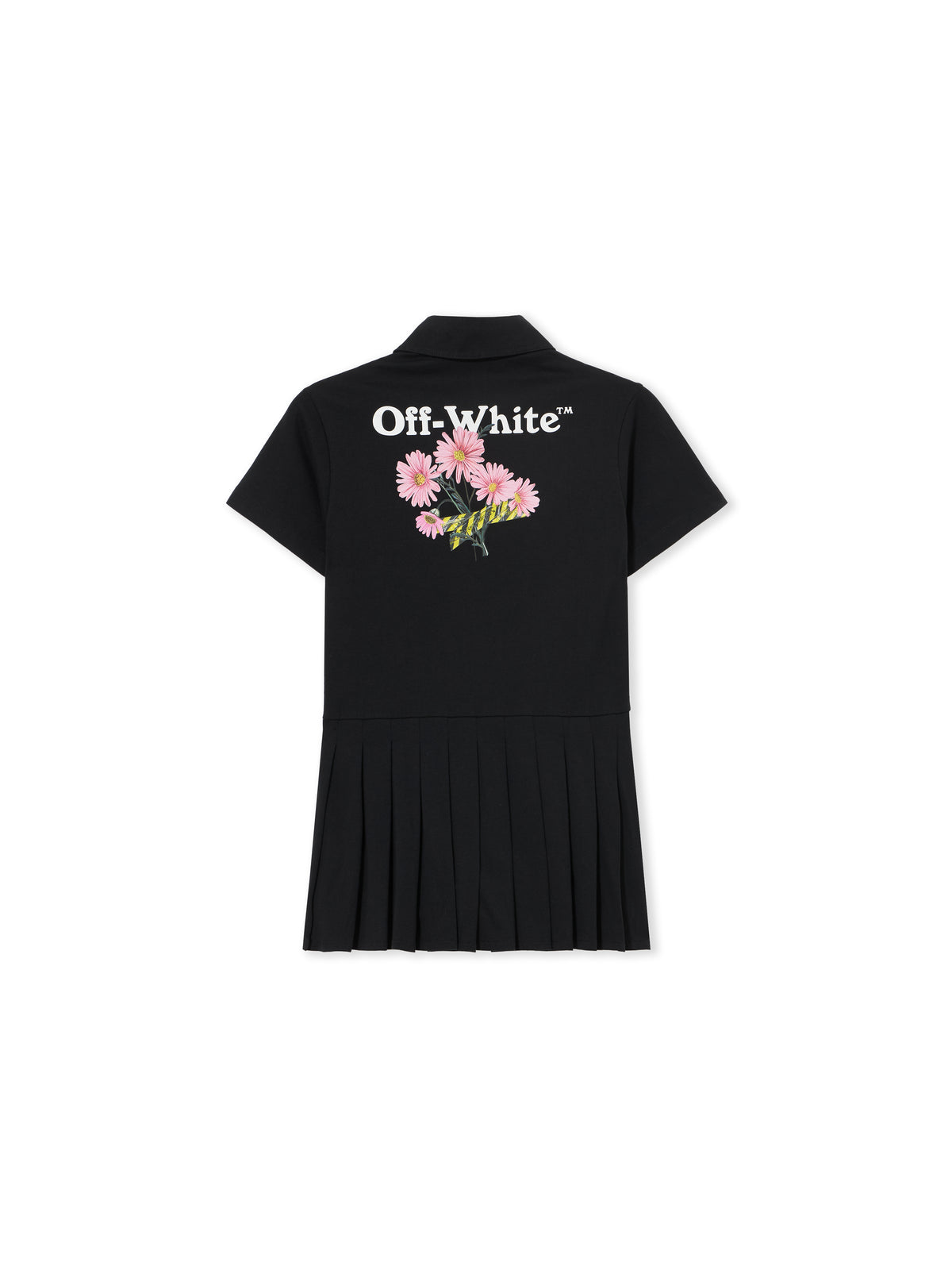 OFF WHITE Daisy Tape Polo Dress BLACK 44GDH007S26J001