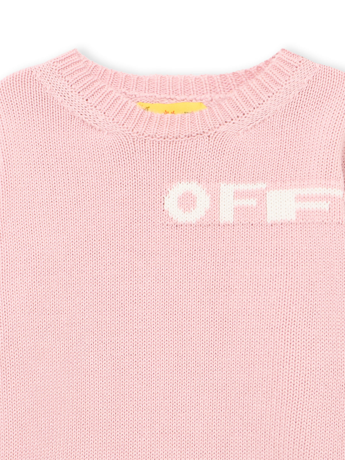 OFF WHITE Type Knit Crewneck BALLET SLIPPER 44GHE002S26K002