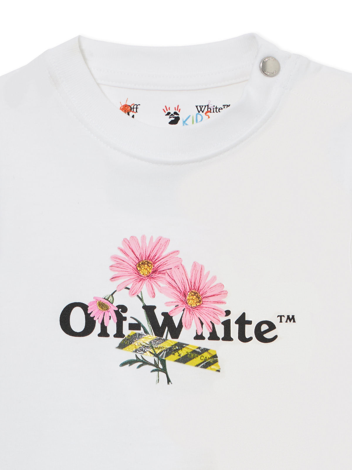 OFF WHITE Daisy Logo T-Shirt WHITE 44GXB001S26J001