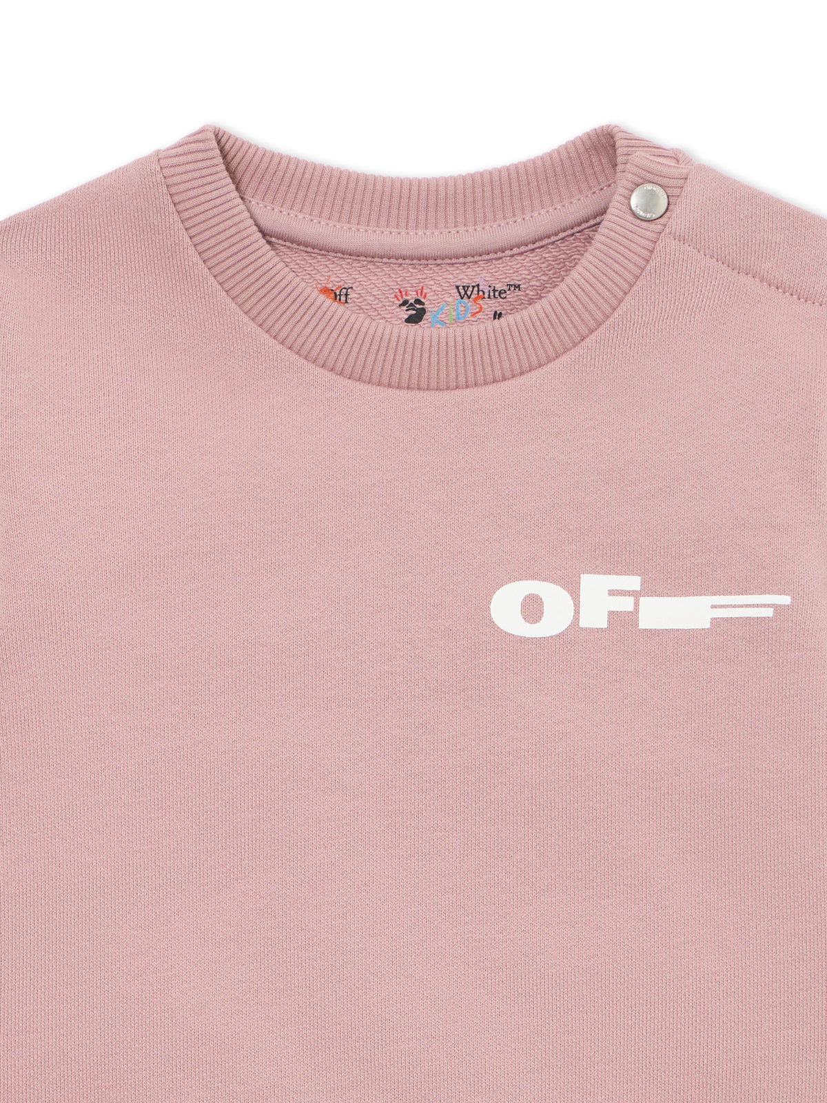 OFF WHITE Type Sweatshirt PALE MAUVE 44GXC001S26F001