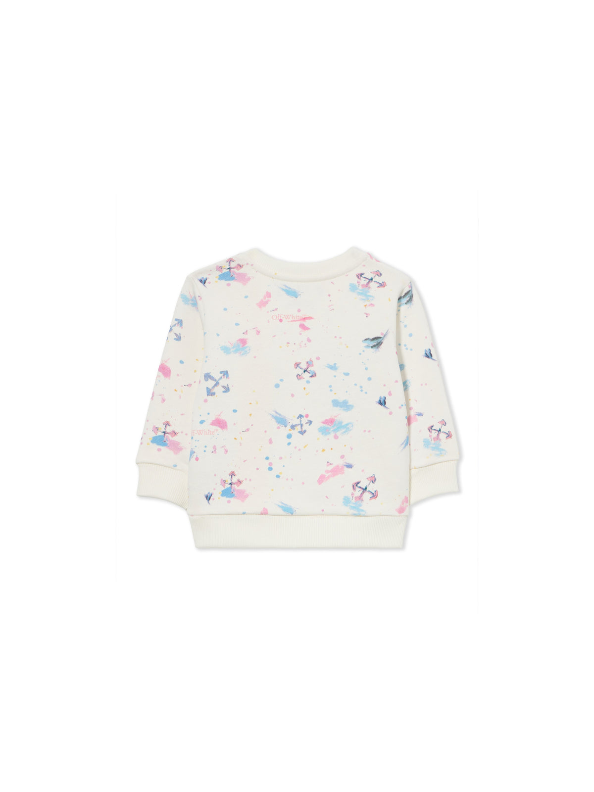 OFF WHITE Arrow Splat Allover Sweatshirt PINK AOP 44GXC001S26F002