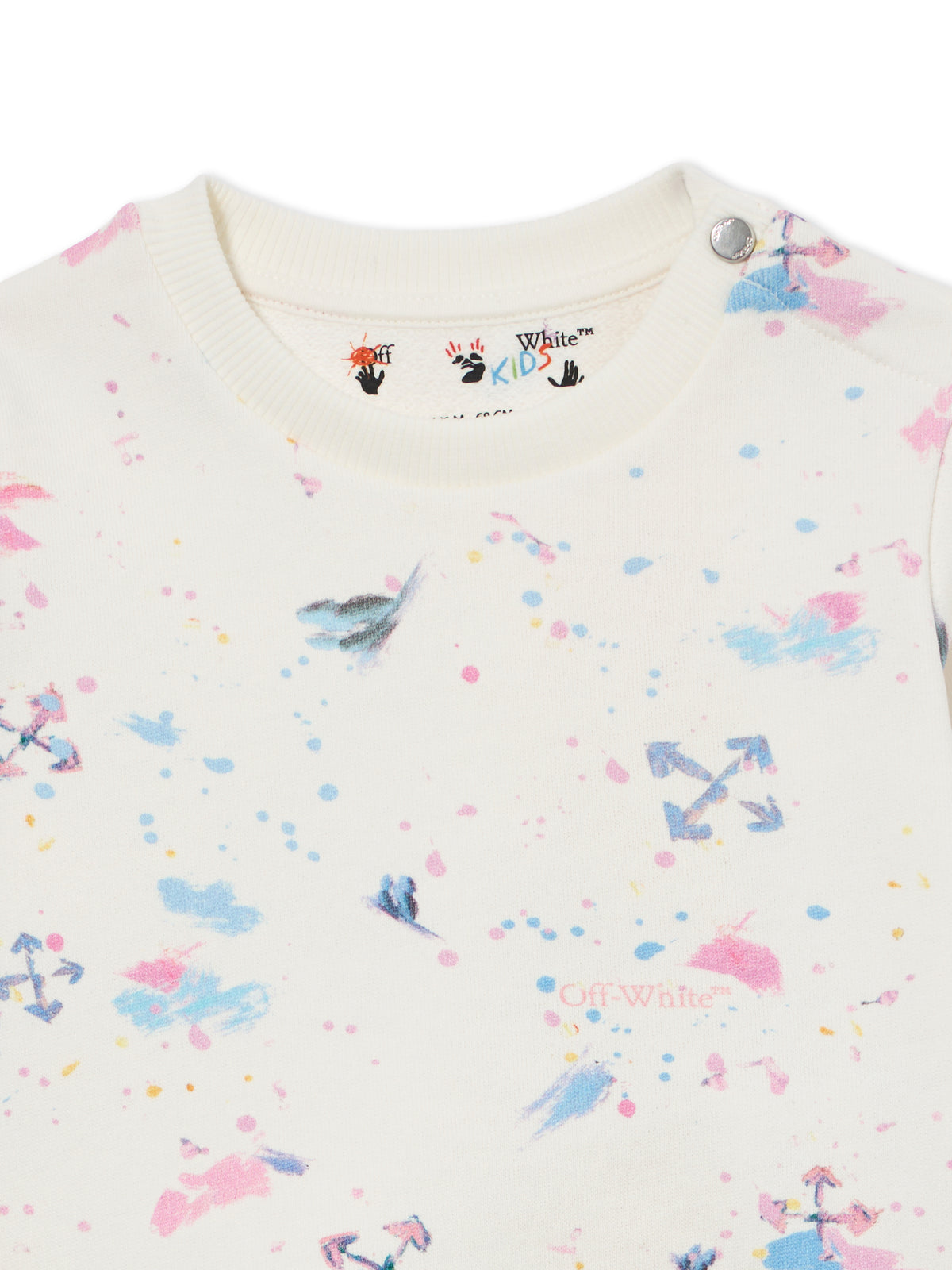 OFF WHITE Arrow Splat Allover Sweatshirt PINK AOP 44GXC001S26F002