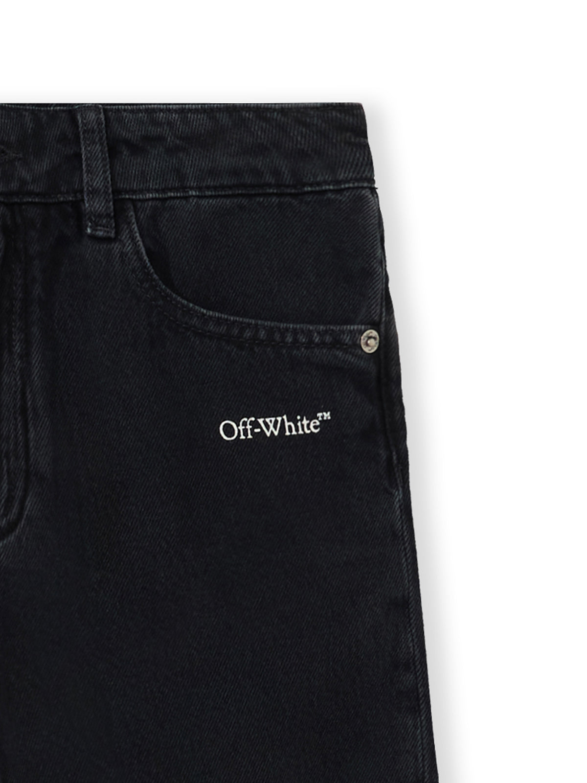 OFF WHITE Bookish Meteor Denim Pant RAW BLACK 44GYA001F26D001