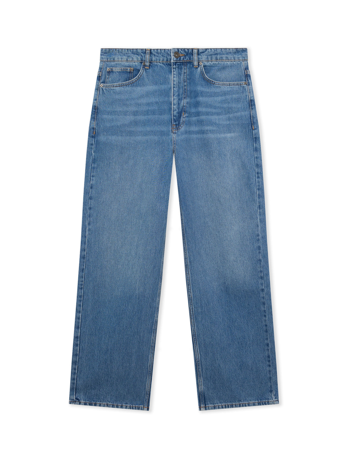 L/AB Straight Piped Jeans