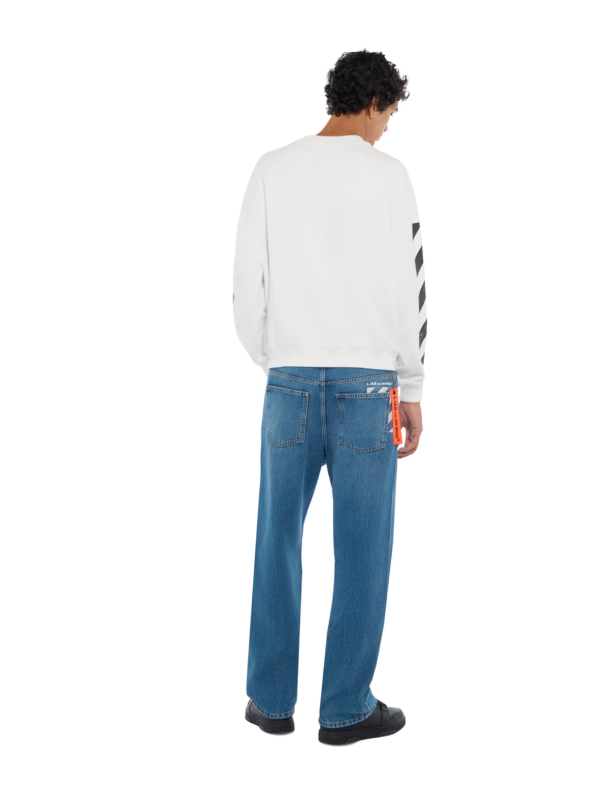 LAB L/AB Straight Piped Jeans STEEL INDIGO 44LABF26D108