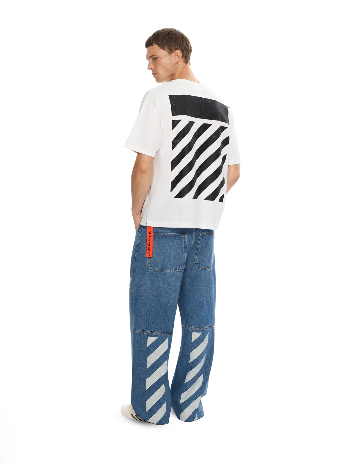 LAB L/AB Diagonal Carpenter Jeans STEEL INDIGO 44LABF26D114