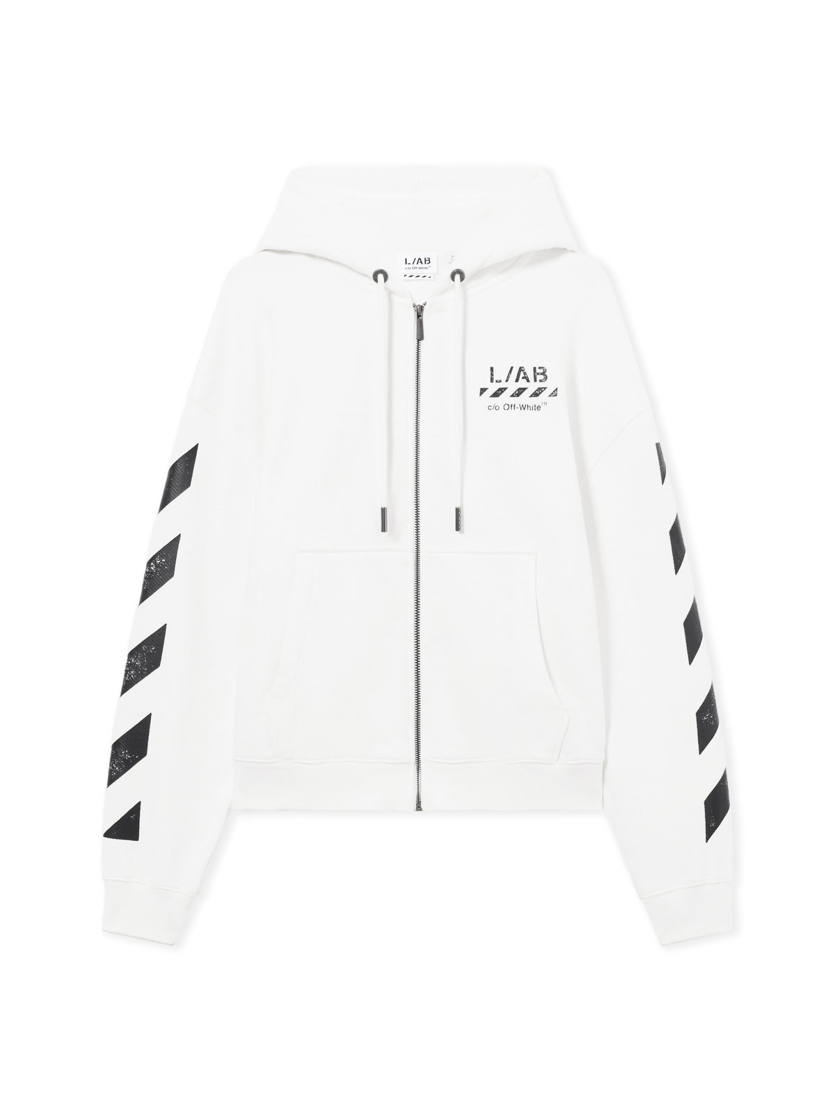 L/AB Core Diagonal Zip Hoodie