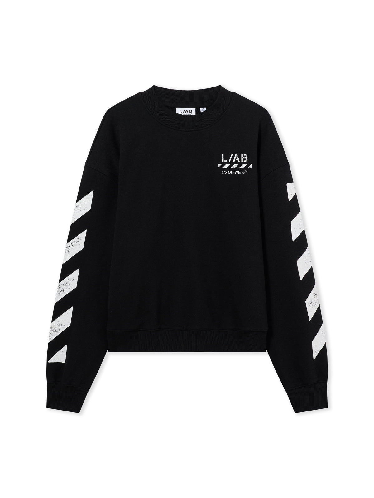 L/AB Diagonal Crewneck Sweatshirt
