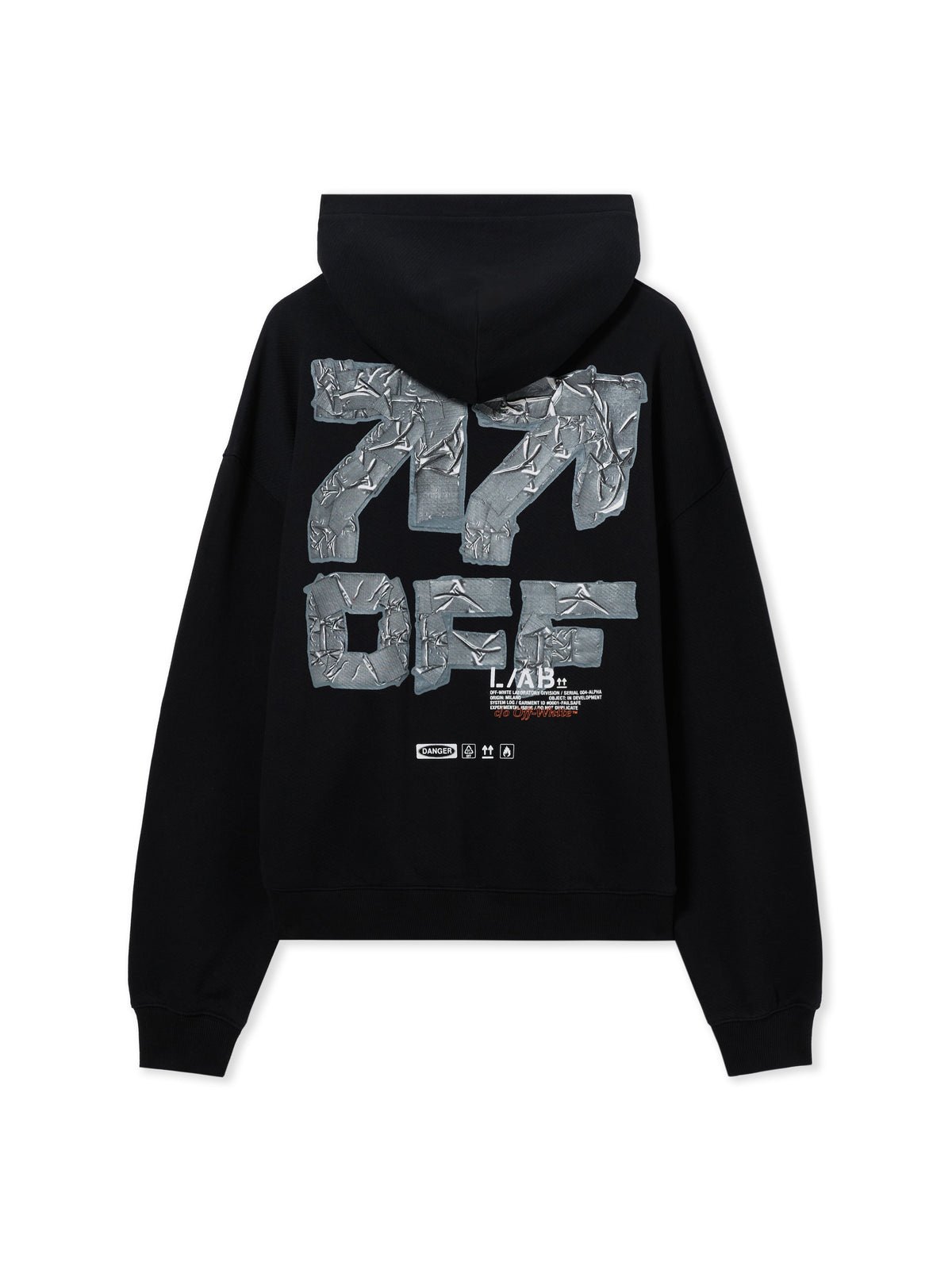 LAB L/AB Off Active Tape Hoodie BLACK 44LABF26K081