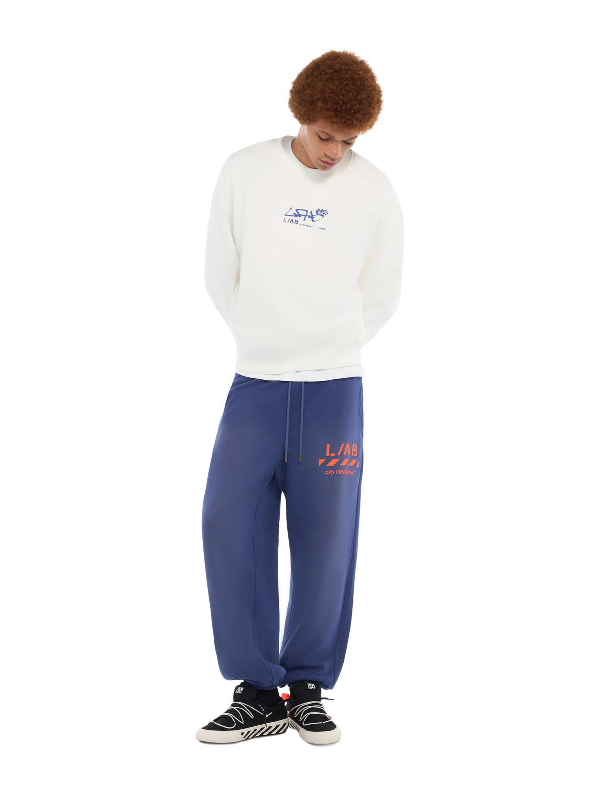 L/AB Graffiti Diagonal Sweatshirt