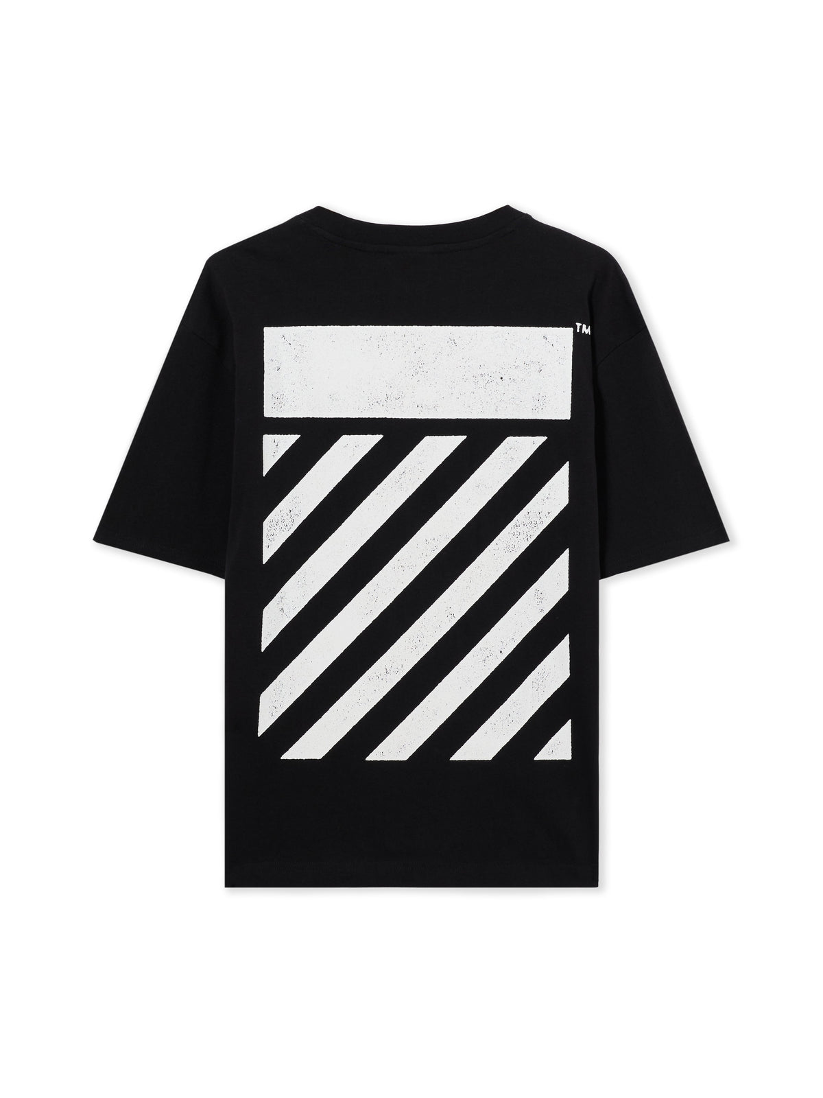 LAB L/AB Diagonal Oversized T-Shirt BLACK 44LABF26T054