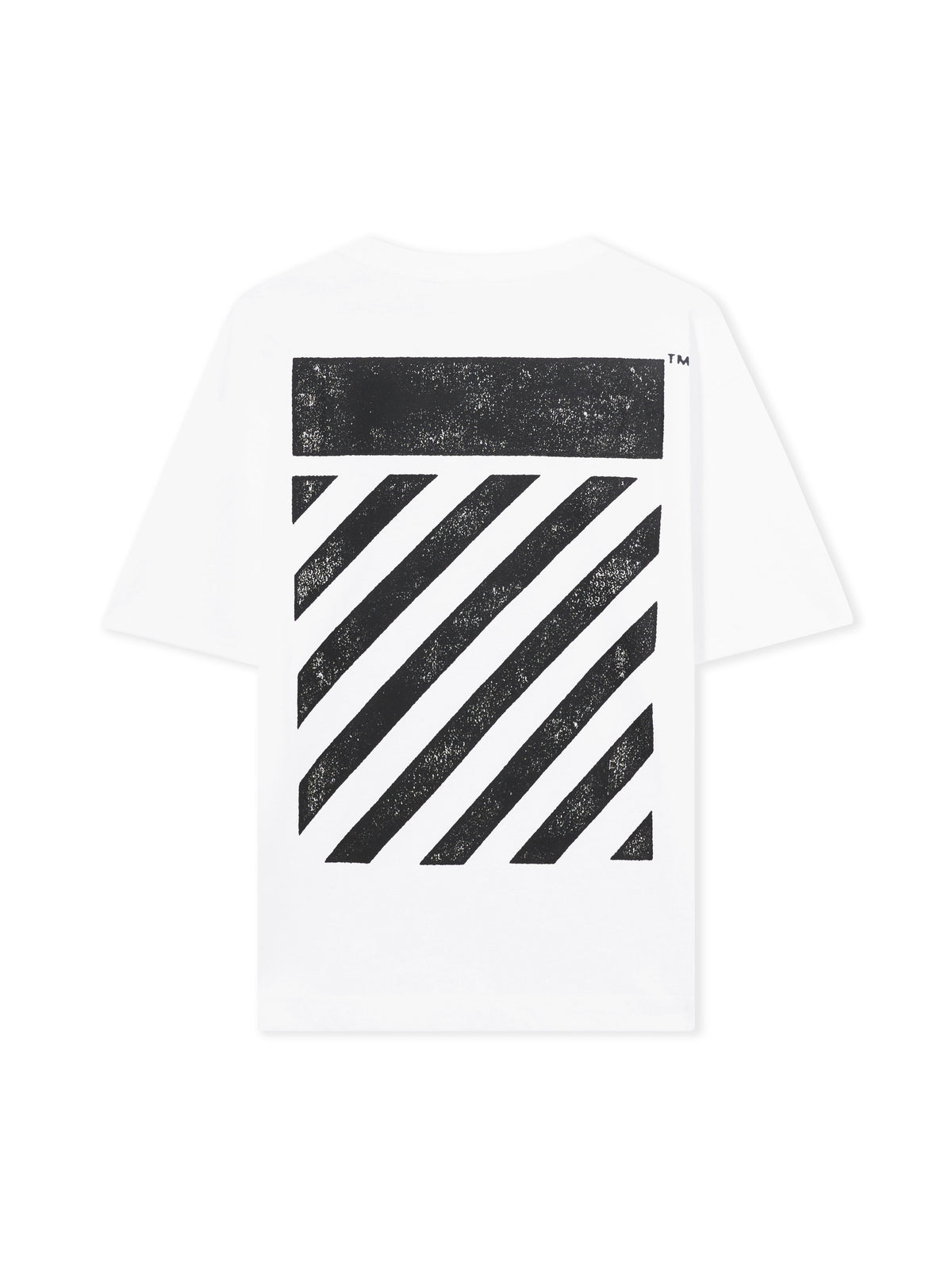 LAB L/AB Diagonal Oversized T-Shirt WHITE 44LABF26T054