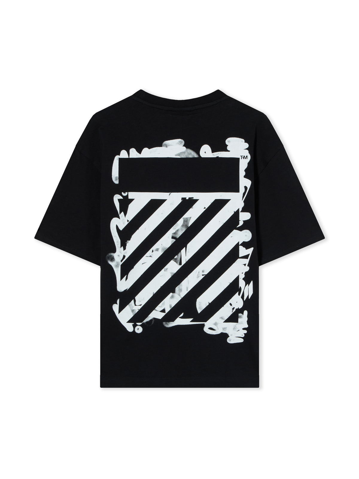 LAB L/AB Graffiti Diagonal T-shirt BLACK 44LABF26T085