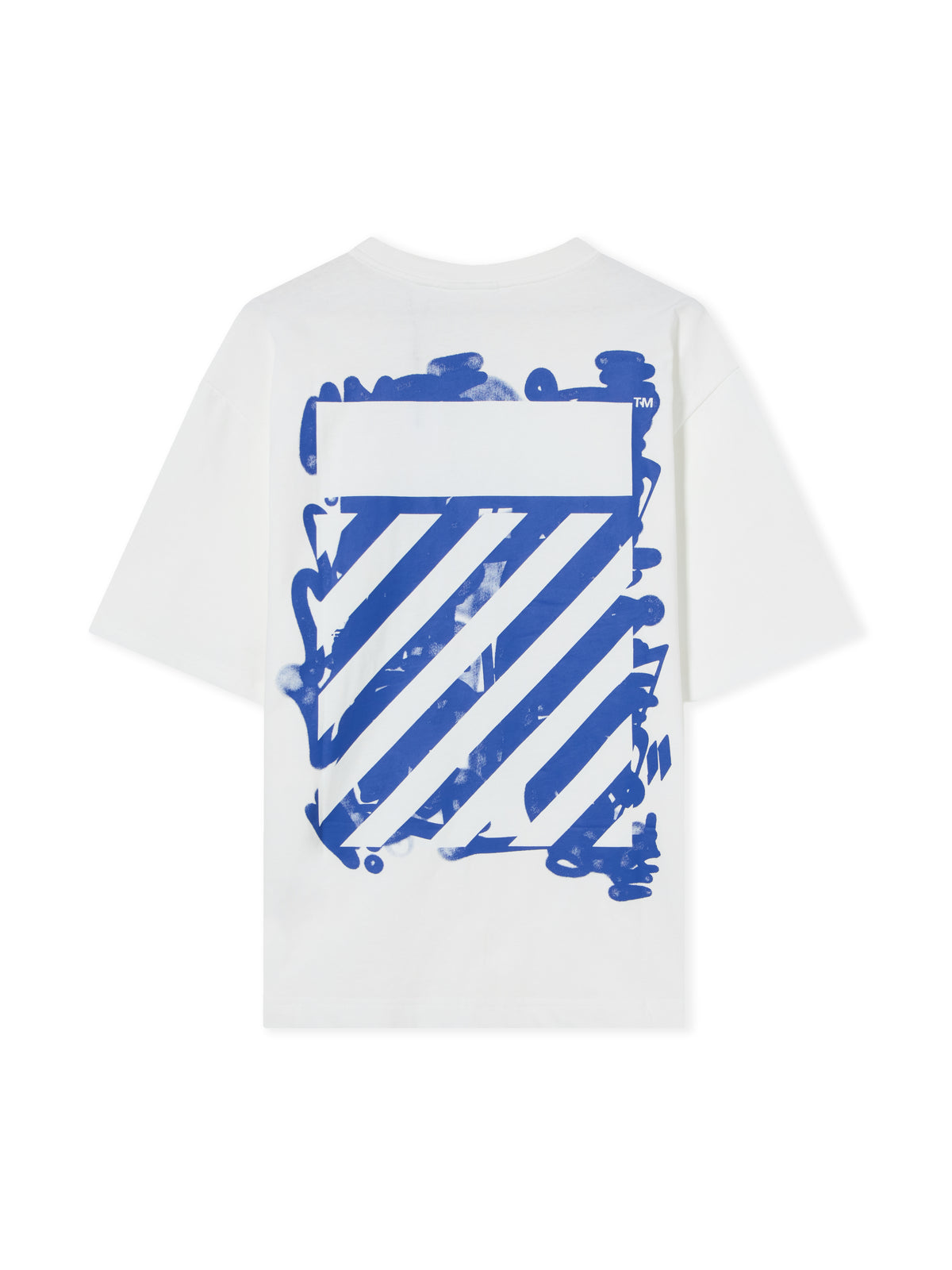 LAB L/AB Graffiti Diagonal T-shirt WHITE 44LABF26T085