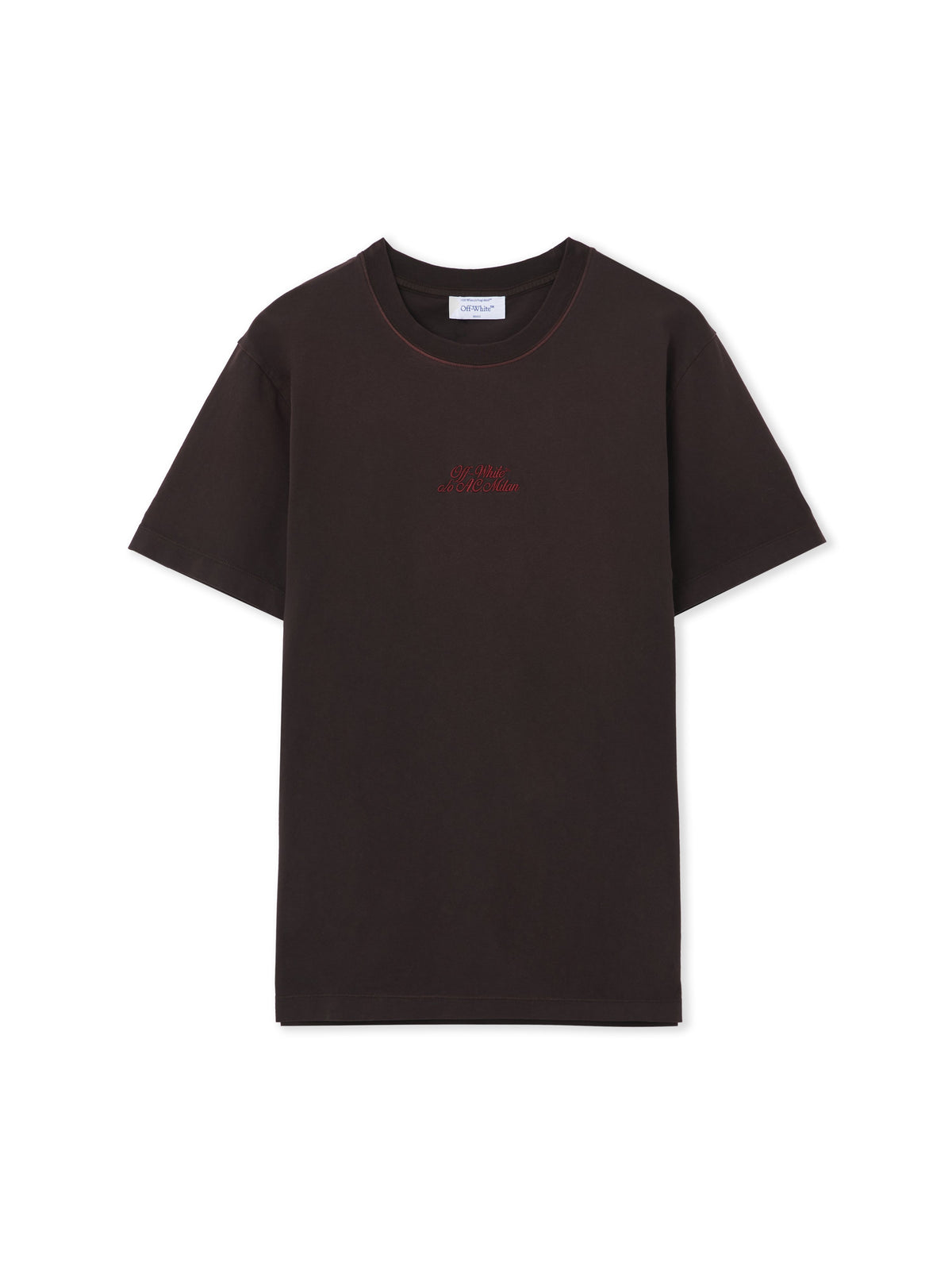 OFF WHITE Off-White™ c/o AC Milan Slim T-Shirt BLACK RED 44MAA027G25J00N