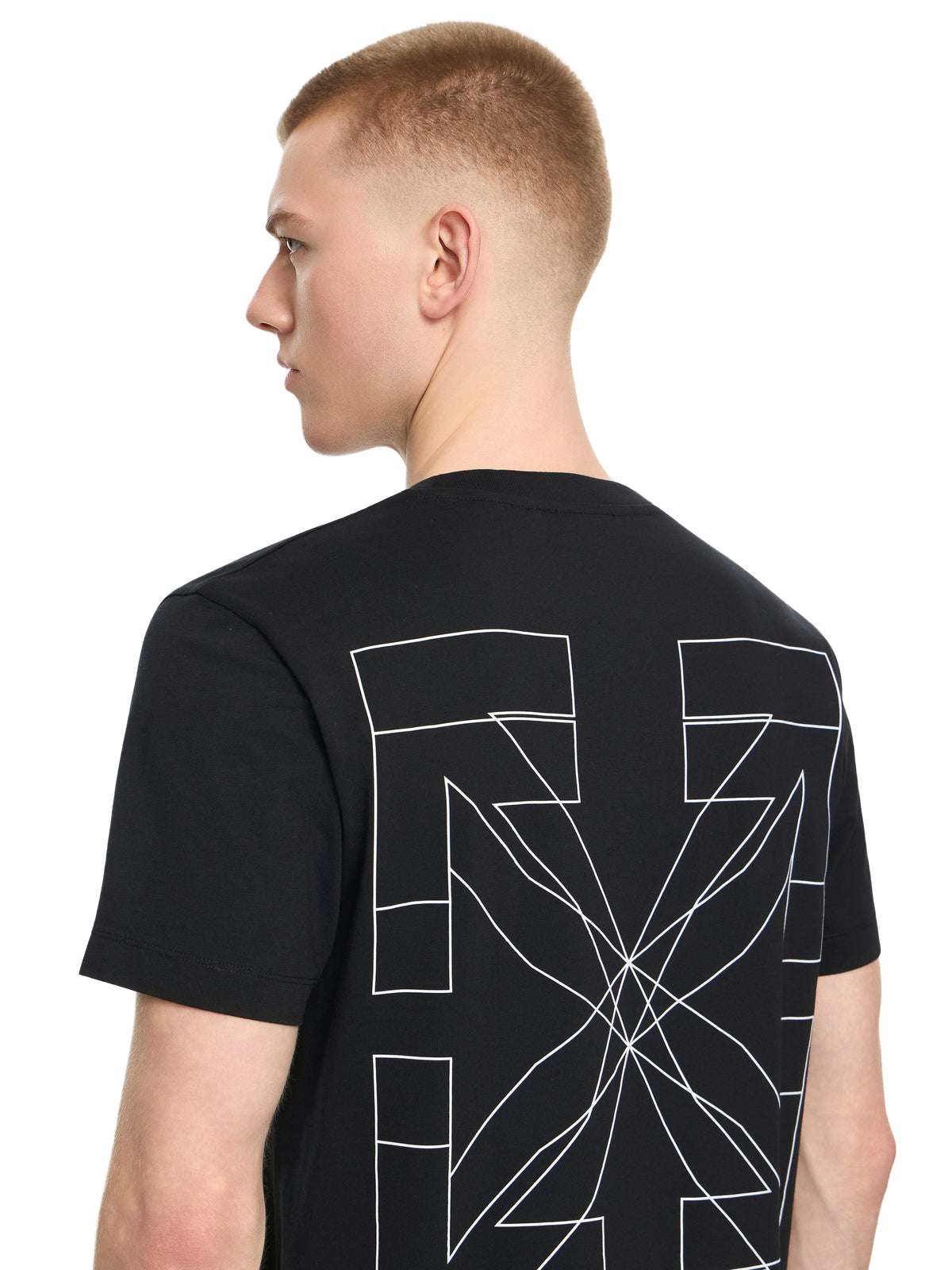 Outline Double Arrow Slim T-shirt