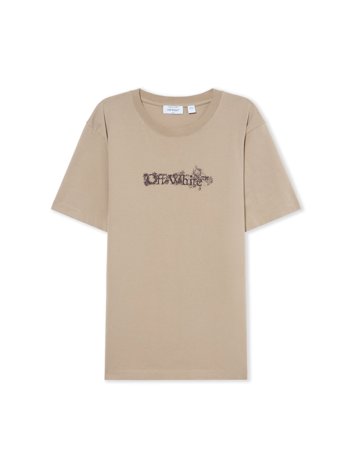OFF WHITE Heraldic Arrow Slim T-shirt FADE OUT STONE 44MAA027S26J008