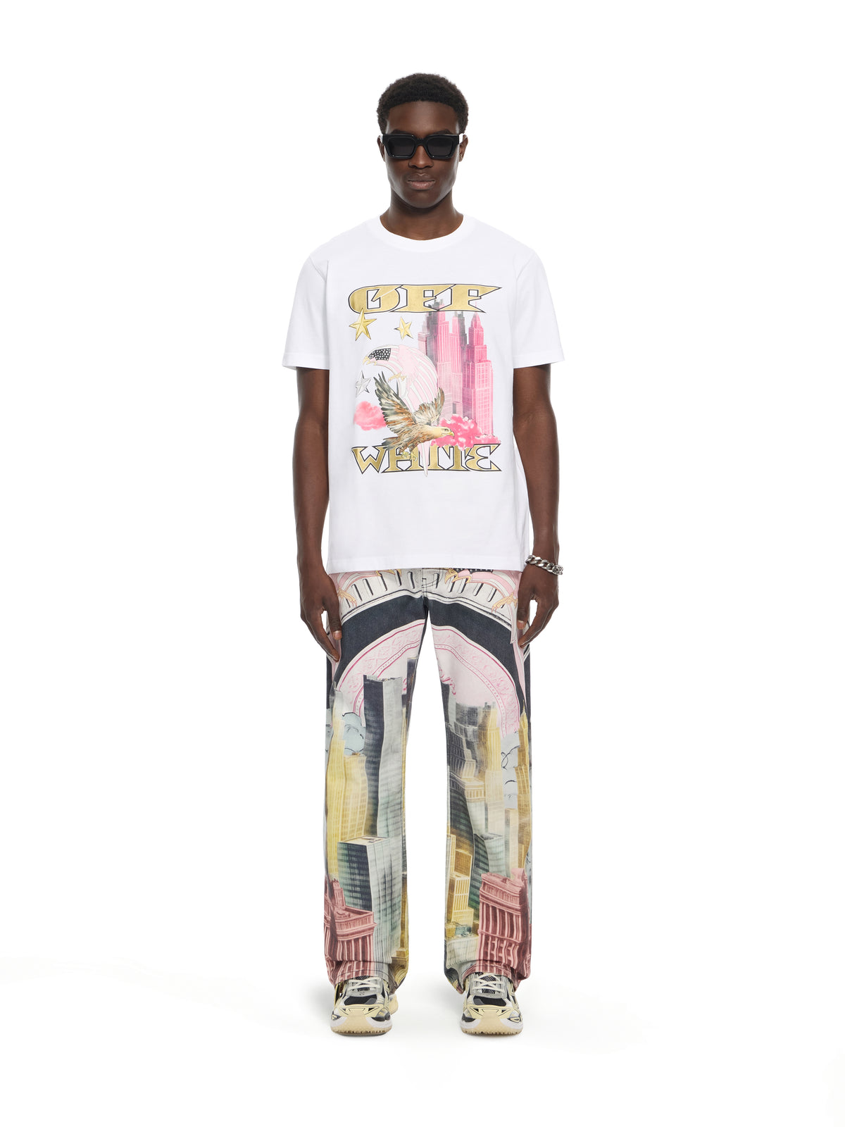 All-over Frame Slim T-shirt