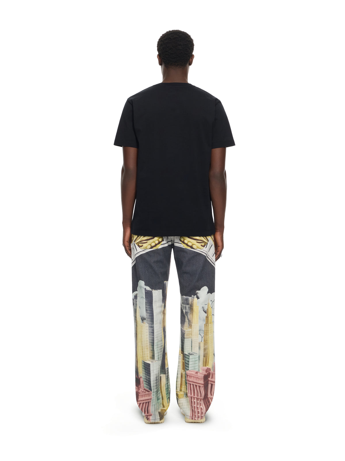 OFF WHITE Palace Off-White Slim T-shirt BLACK 44MAA027Z26J002