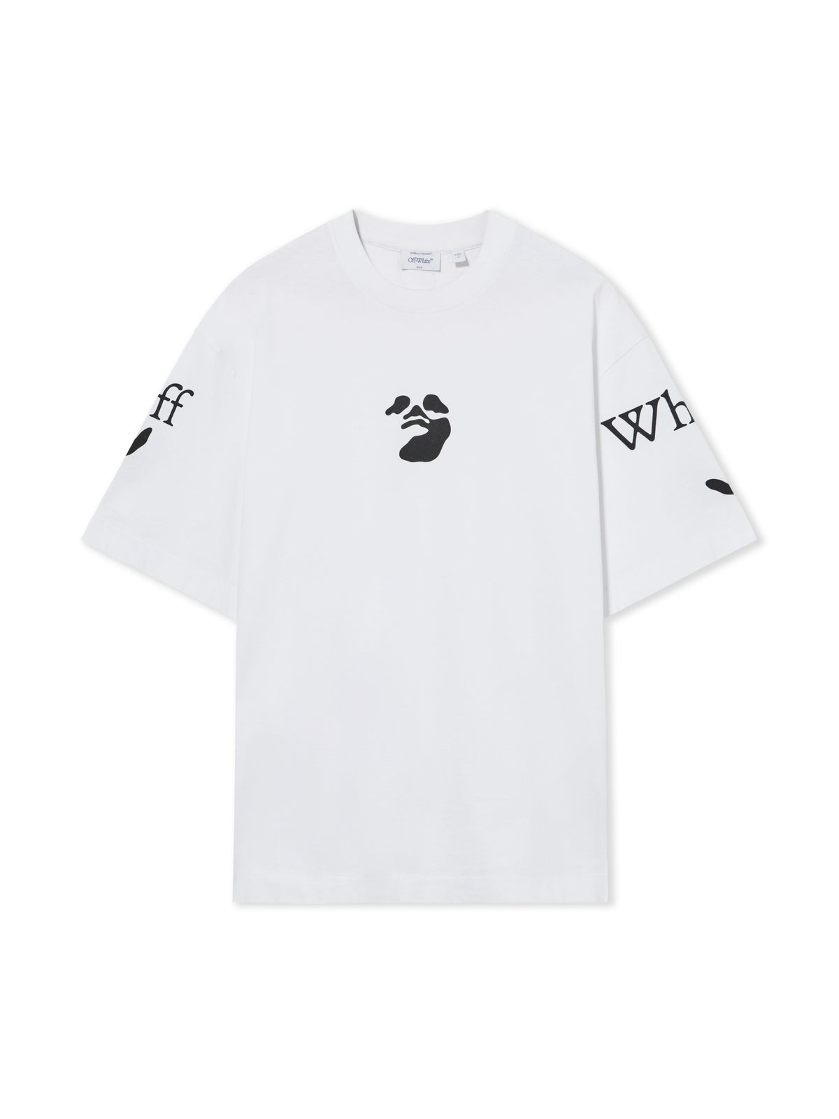 OFF WHITE Swimming Logo Skate T-Shirt WHITE 44MAA120F26J004
